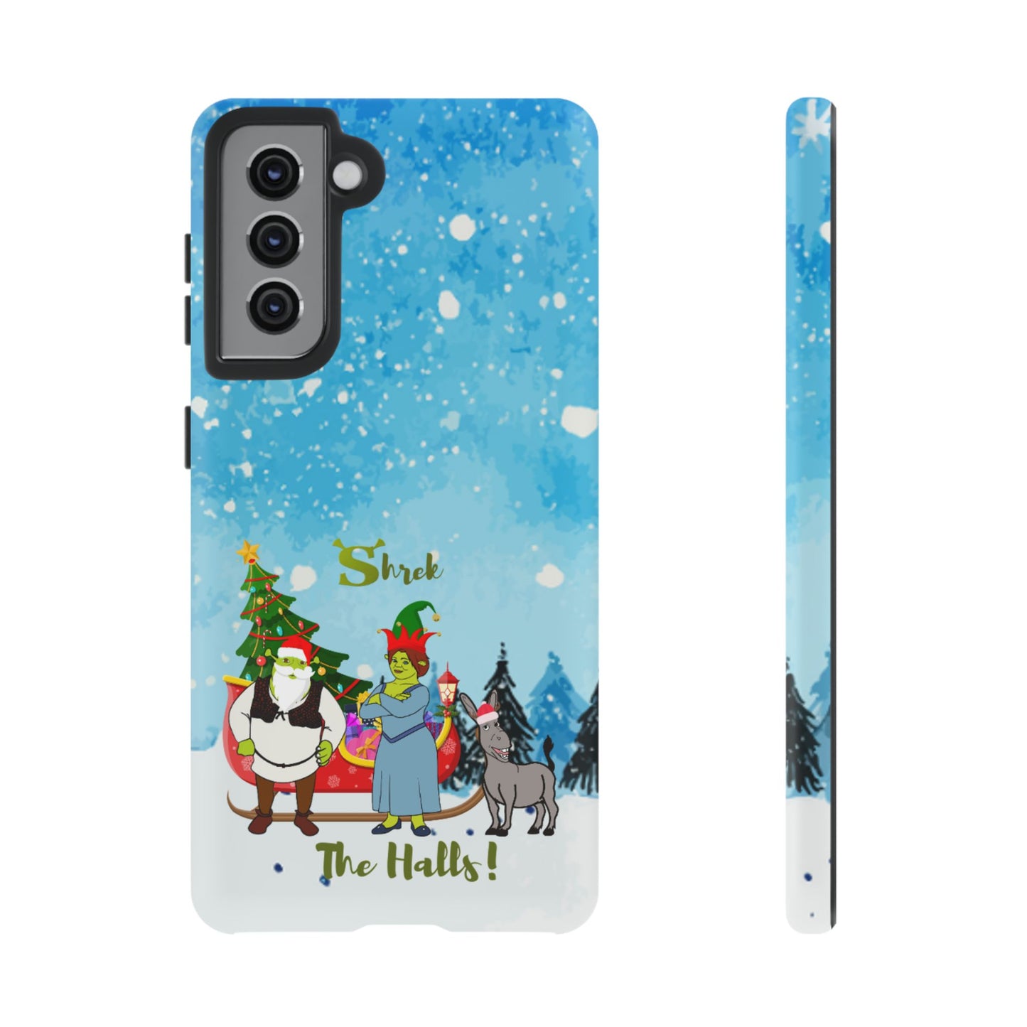 OMNI™ Shrek The Halls! (Shrek Trio: Shrek, Fiona and Donkey) Christmas Themed Phone Cases