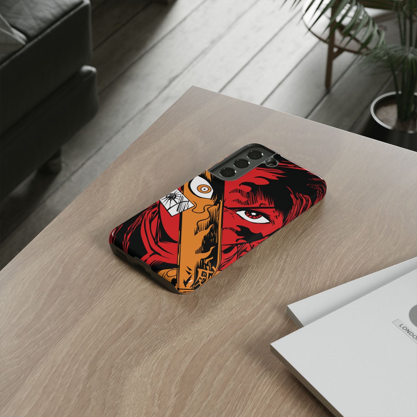 OMNI™ Demon Slayer Tanjiro Kamado Slayer Mark Double Layered Phone Case