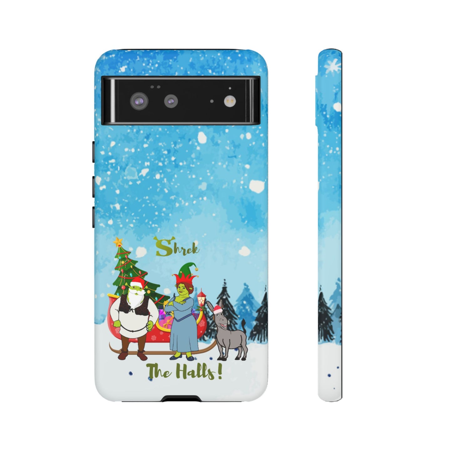 OMNI™ Shrek The Halls! (Shrek Trio: Shrek, Fiona and Donkey) Christmas Themed Phone Cases