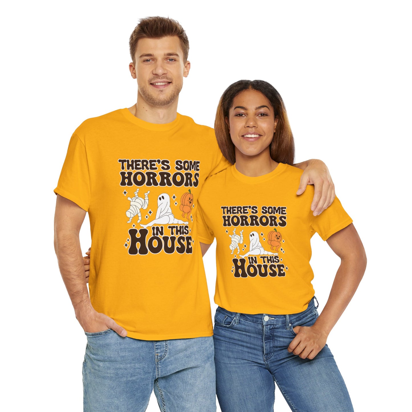 There's Some Horrors In This House Unisex Heavy Cotton Tee