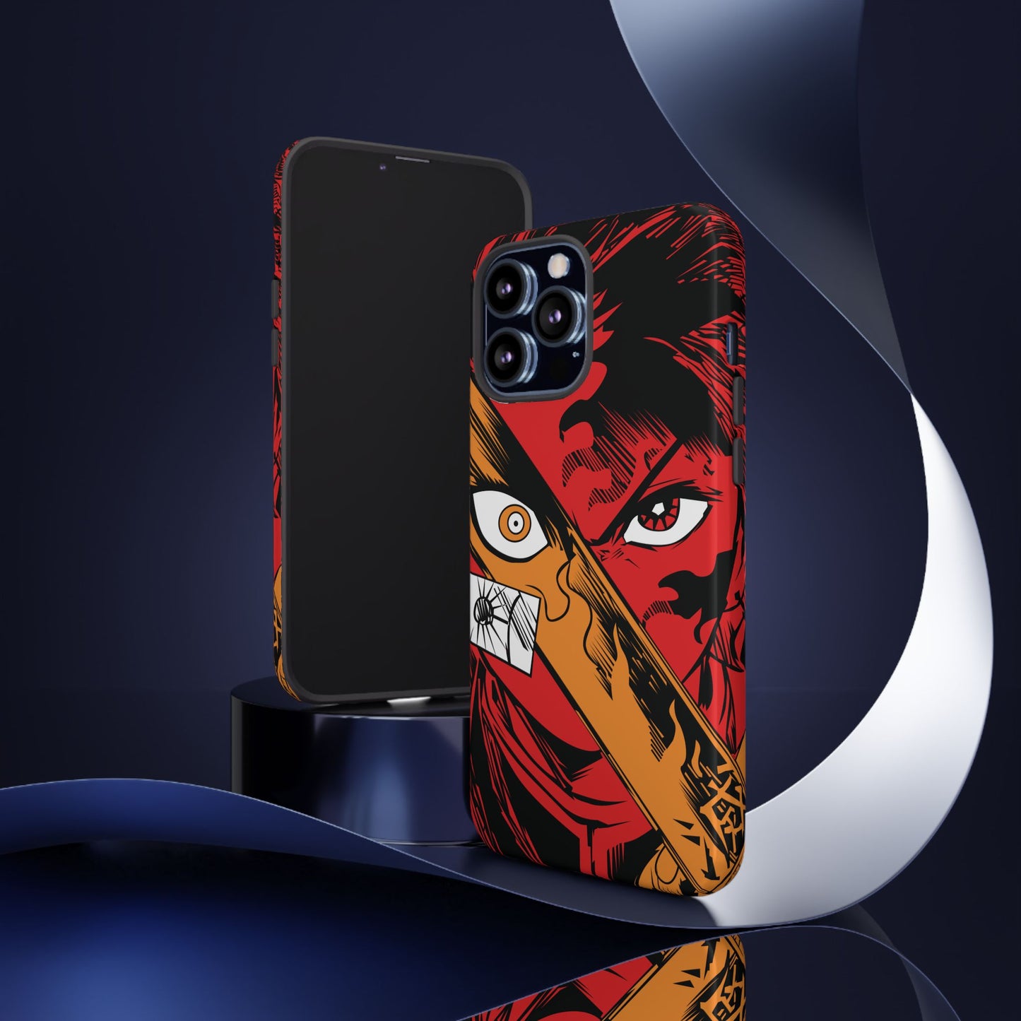 OMNI™ Demon Slayer Tanjiro Kamado Slayer Mark Double Layered Phone Case