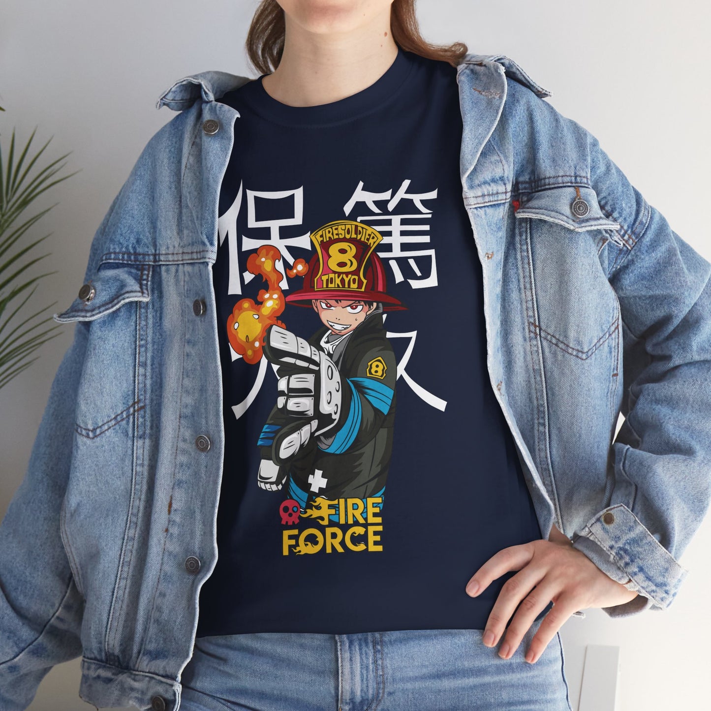 OMNI™ Fire Force Shinra Kusakabe Unisex Heavy Cotton T-Shirt