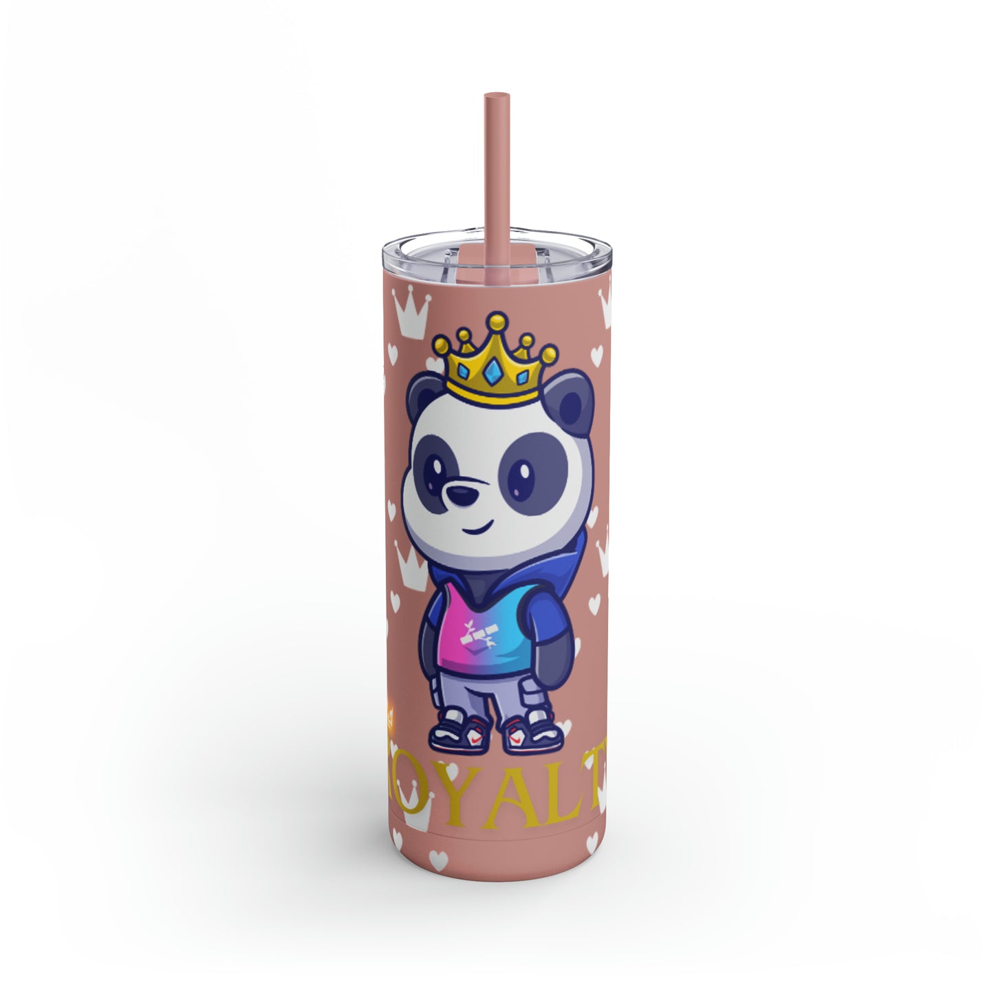 OMNI™ Royalty Panda Maars Maker Skinny Matte Tumbler (20oz)