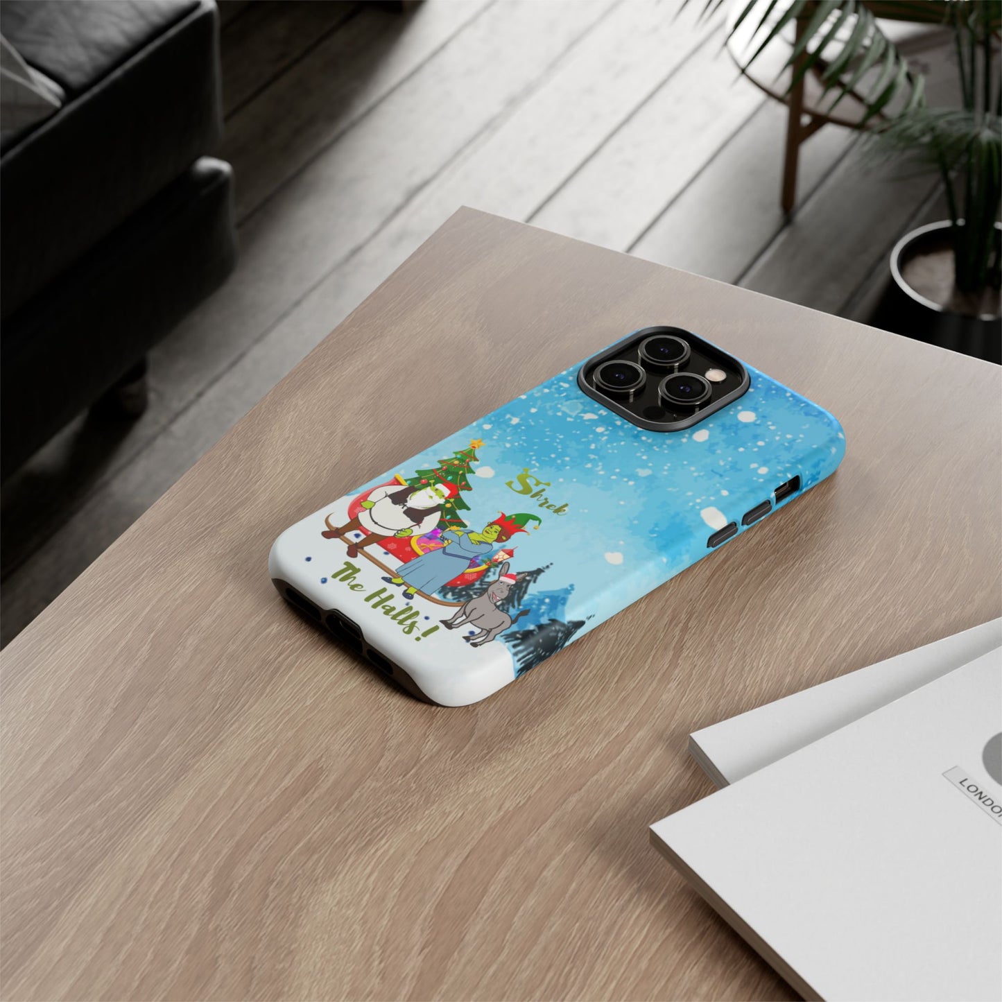 OMNI™ Shrek The Halls! (Shrek Trio: Shrek, Fiona and Donkey) Christmas Themed Phone Cases