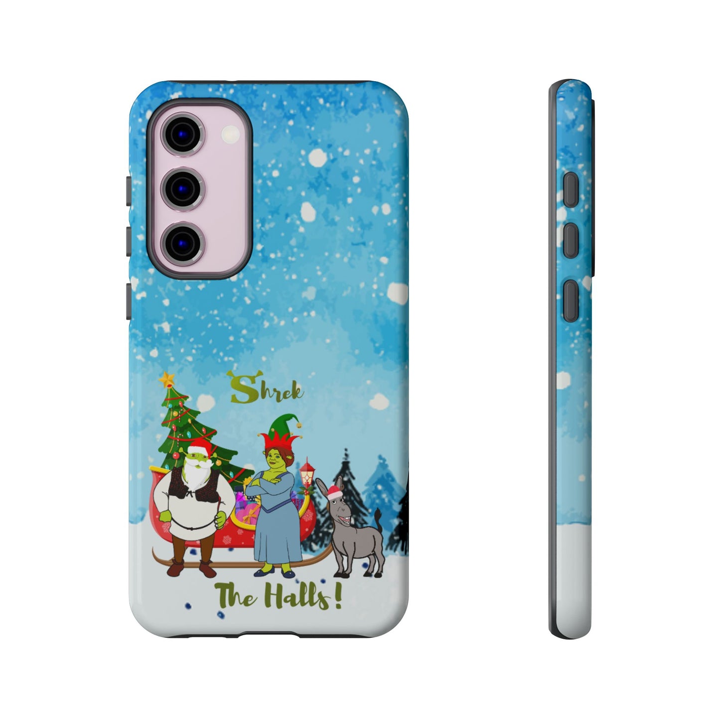 OMNI™ Shrek The Halls! (Shrek Trio: Shrek, Fiona and Donkey) Christmas Themed Phone Cases