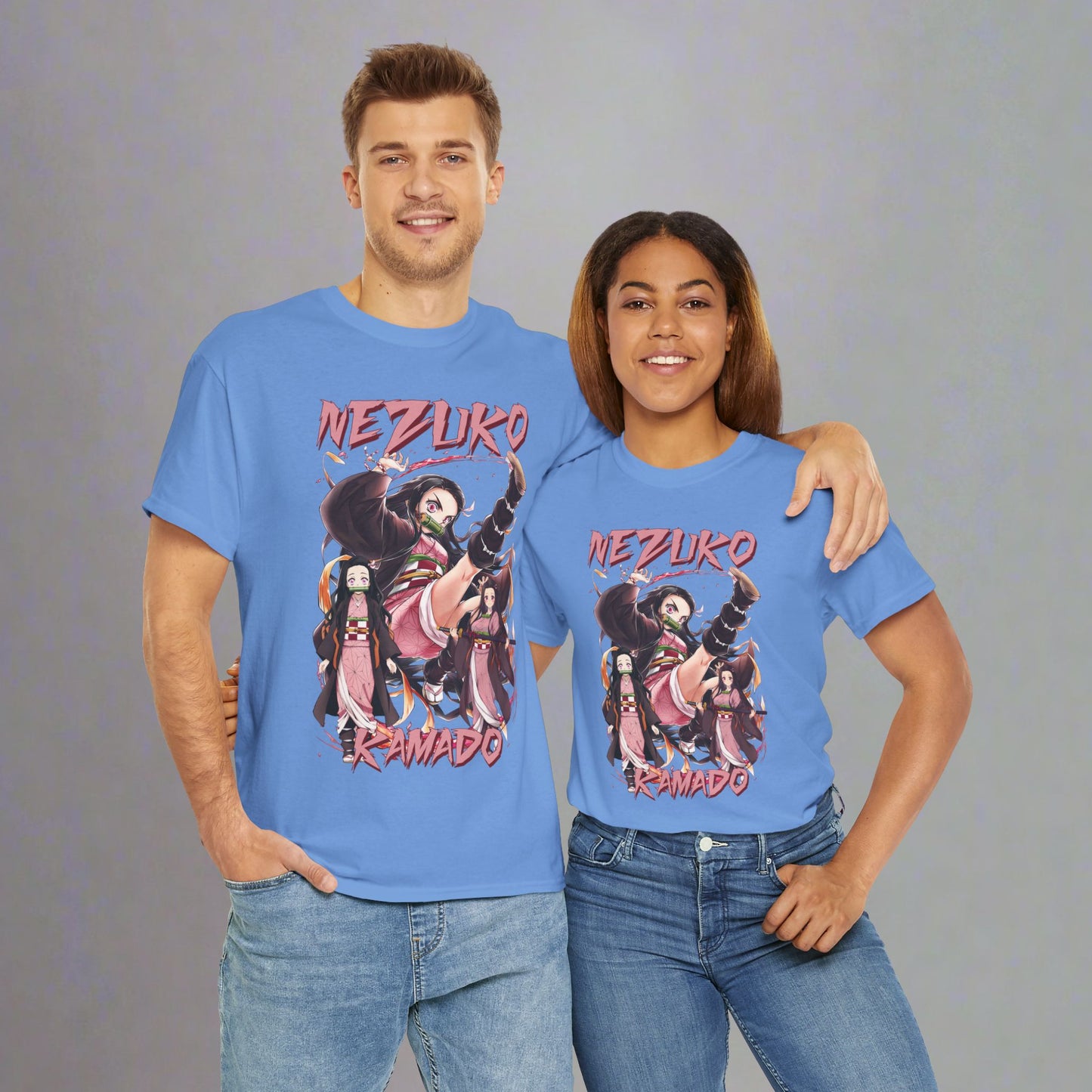 OMNI™ Demon Slayer Nezuko Kamado Unisex Heavy Cotton T-Shirt