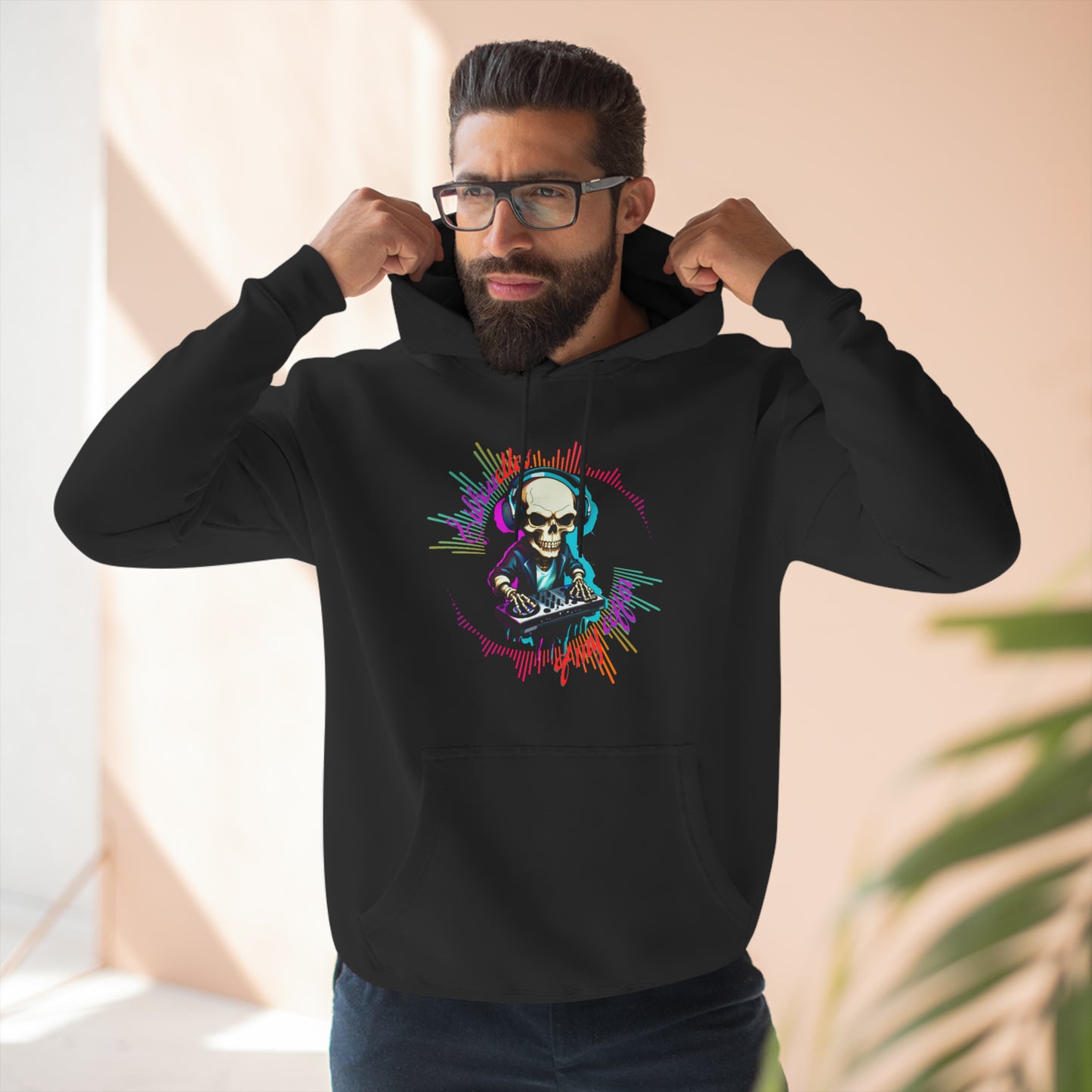 OMNI™ Silhouettes Of My Coffin Unisex Three-Panel Fleece Hoodie (2nd Edition)