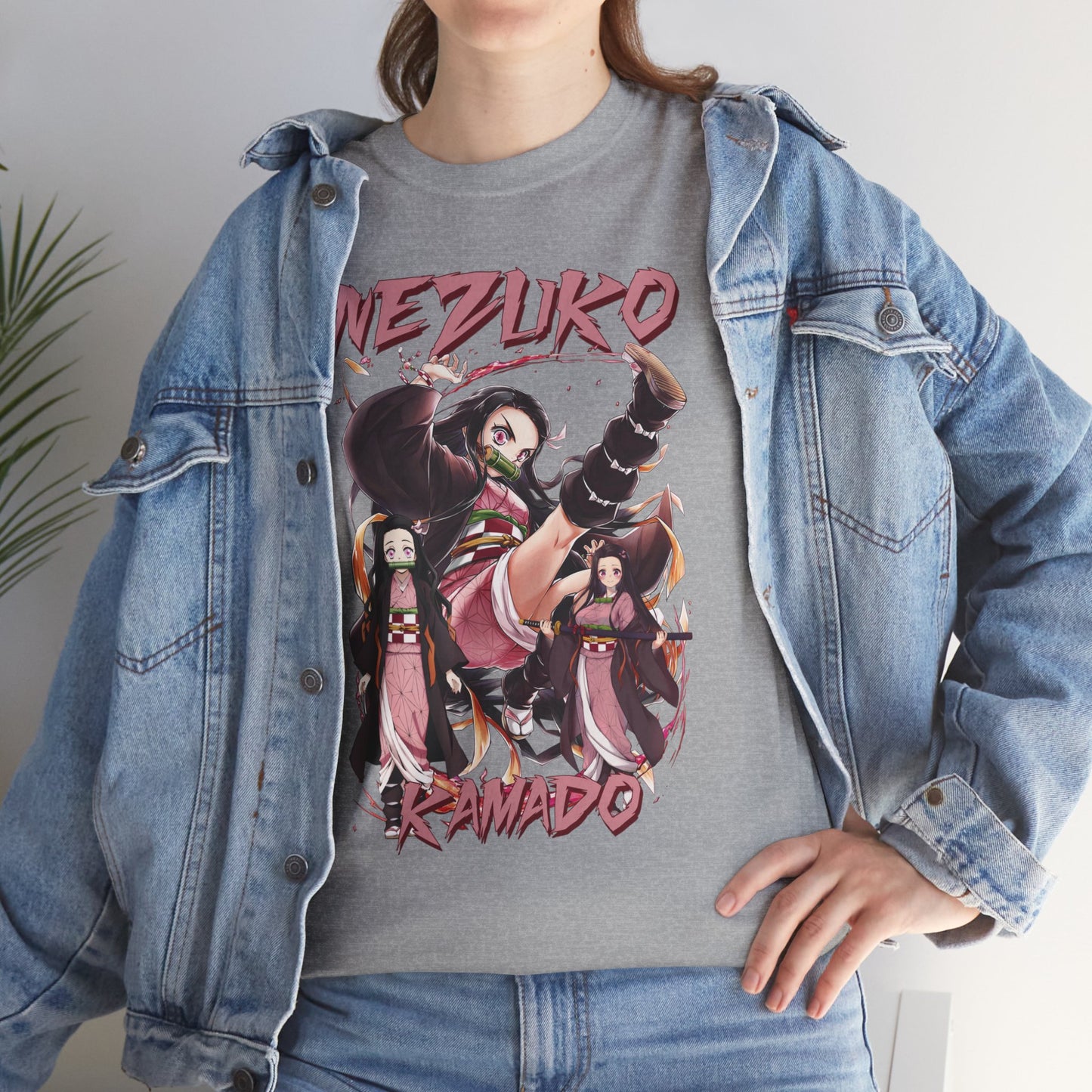 OMNI™ Demon Slayer Nezuko Kamado Unisex Heavy Cotton T-Shirt