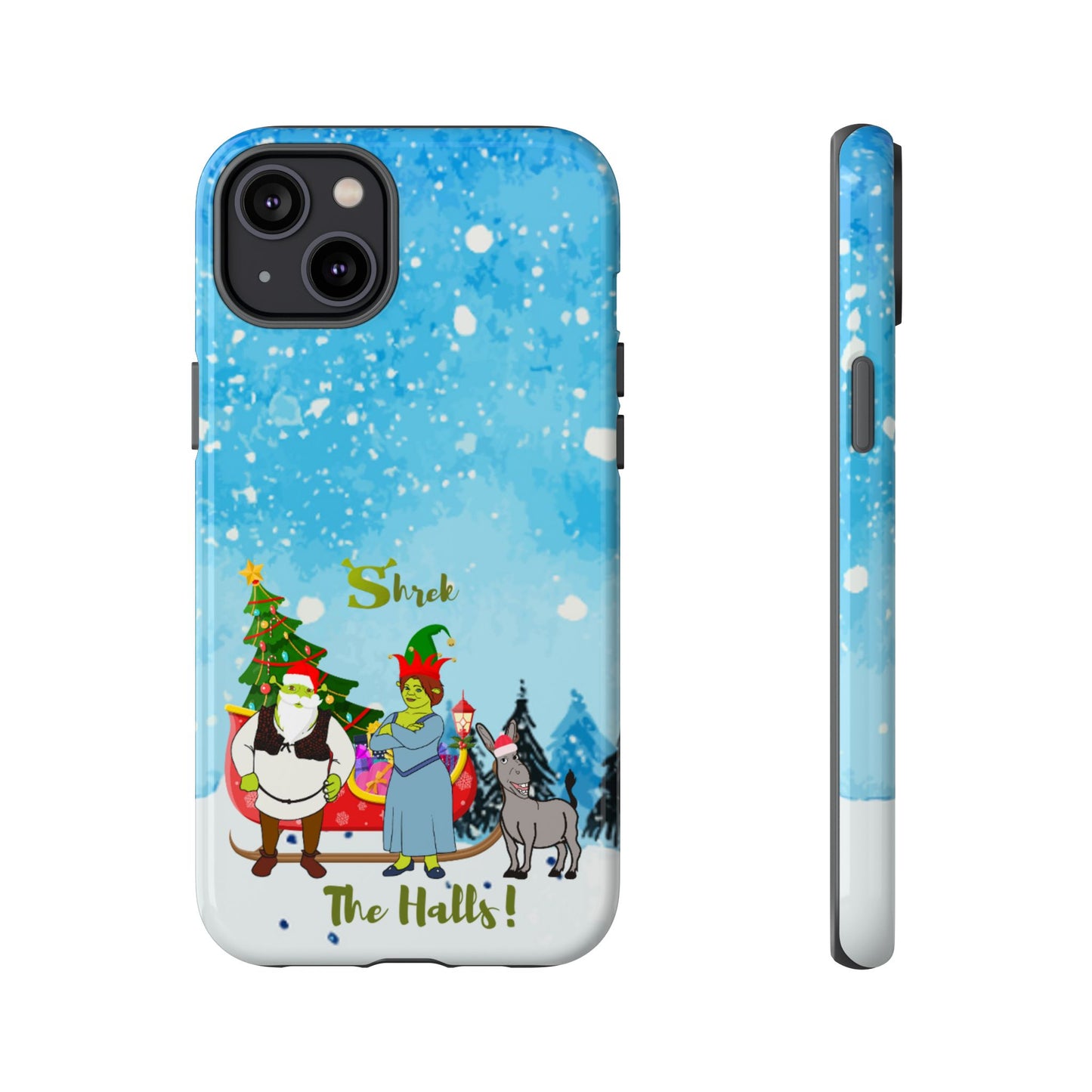 OMNI™ Shrek The Halls! (Shrek Trio: Shrek, Fiona and Donkey) Christmas Themed Phone Cases