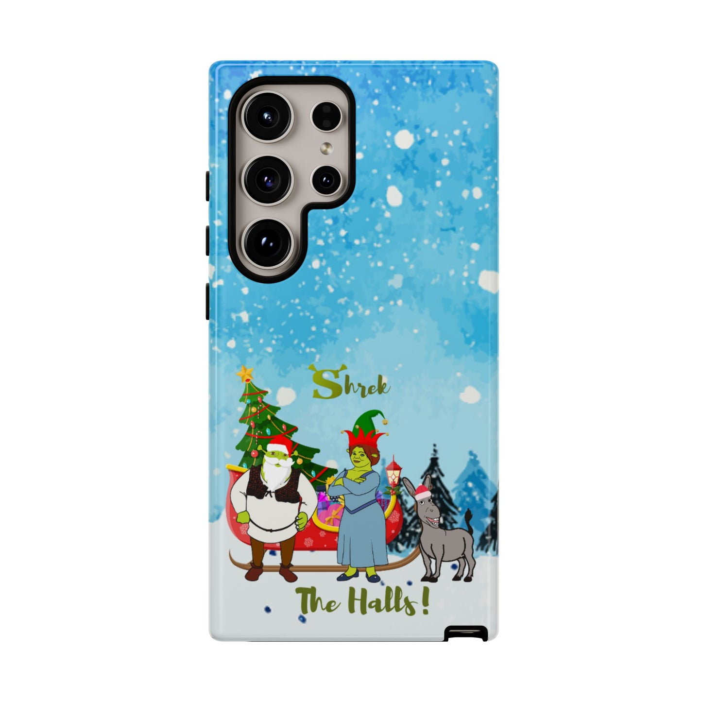 OMNI™ Shrek The Halls! (Shrek Trio: Shrek, Fiona and Donkey) Christmas Themed Phone Cases