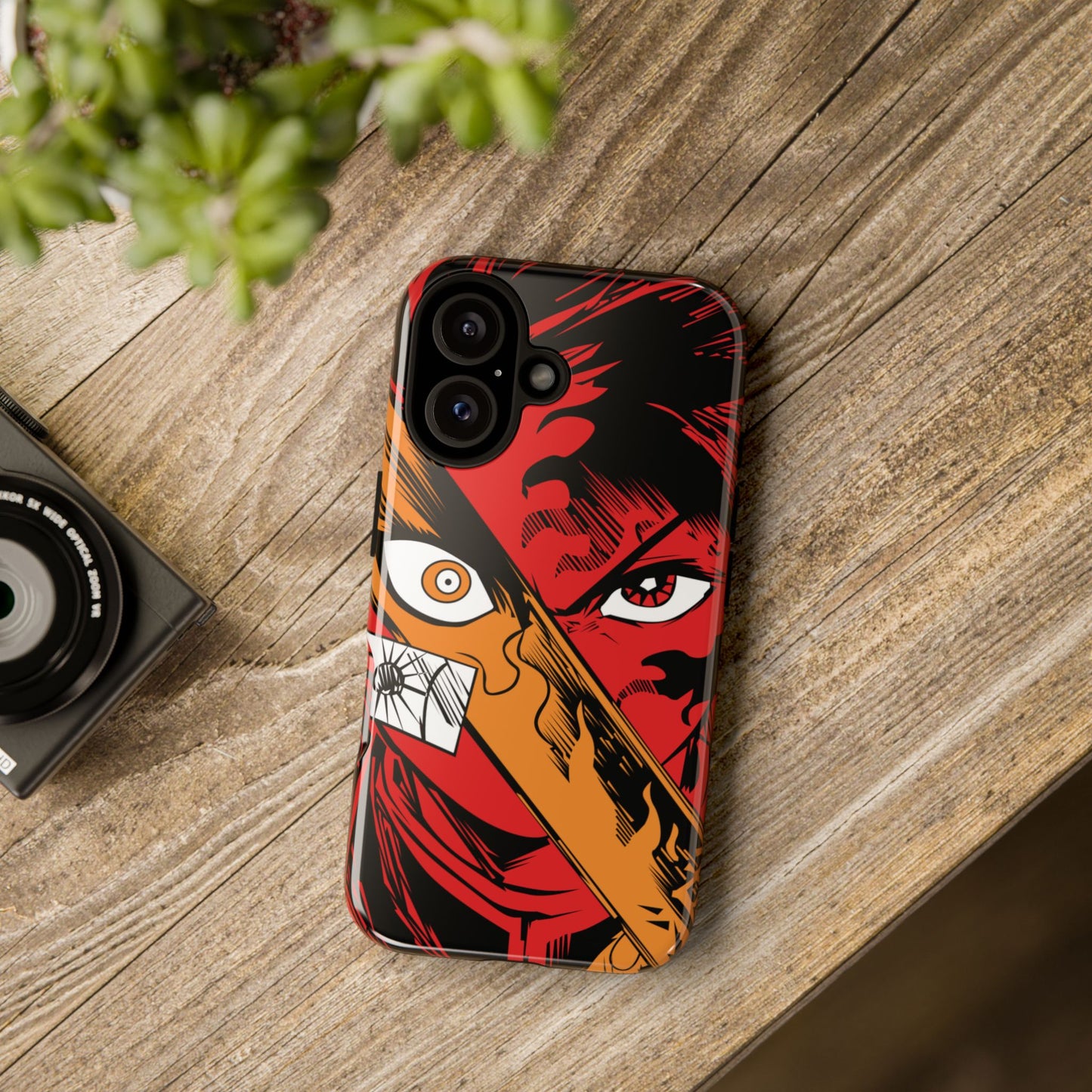 OMNI™ Demon Slayer Tanjiro Kamado Slayer Mark Double Layered Phone Case