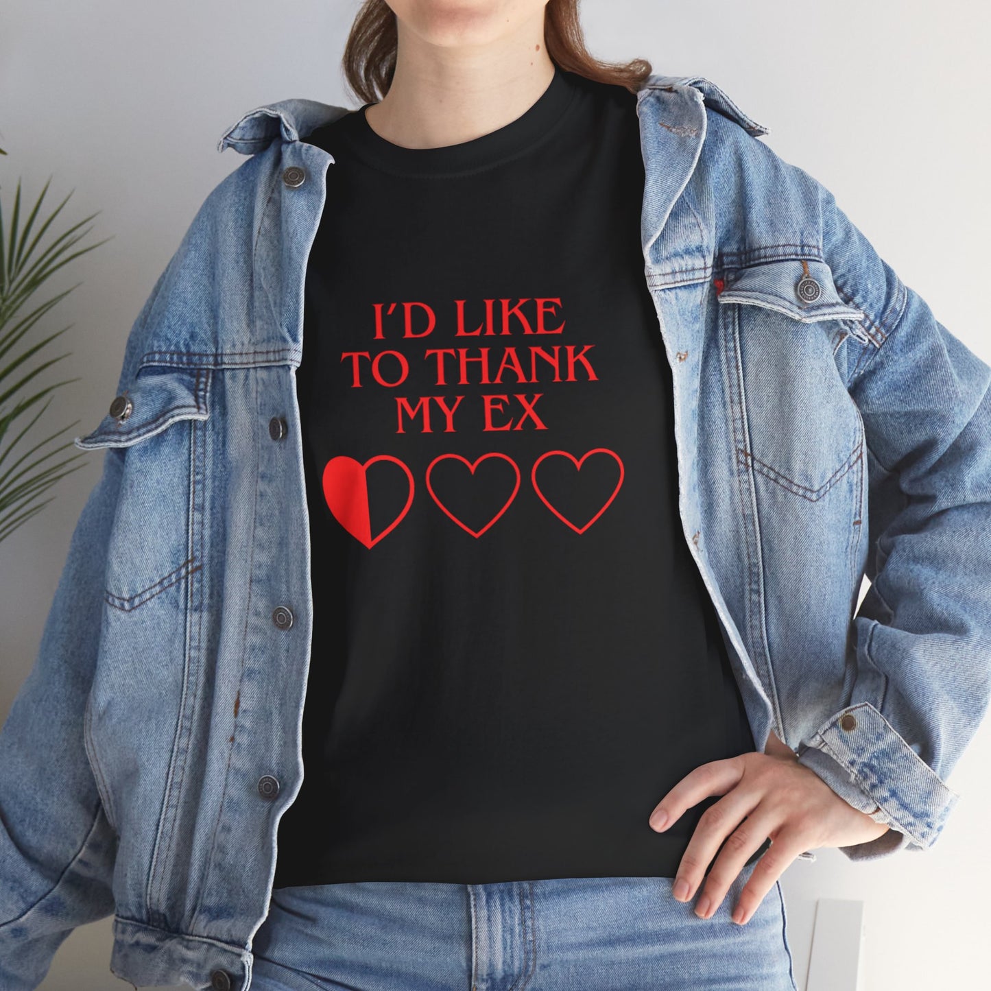OMNI™ I'D Like To Thank My Ex Unisex Heavy Cotton T-Shirt