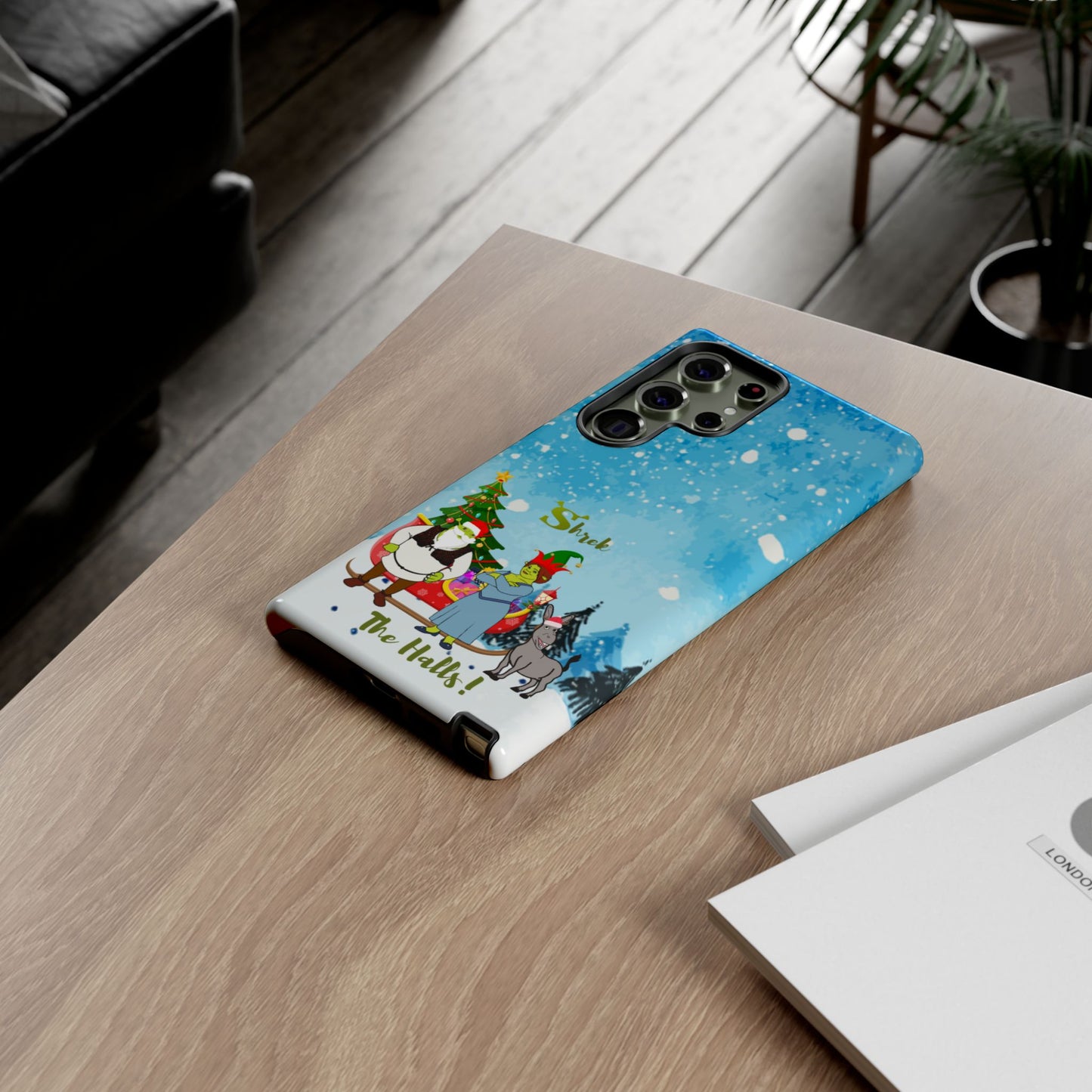 OMNI™ Shrek The Halls! (Shrek Trio: Shrek, Fiona and Donkey) Christmas Themed Phone Cases
