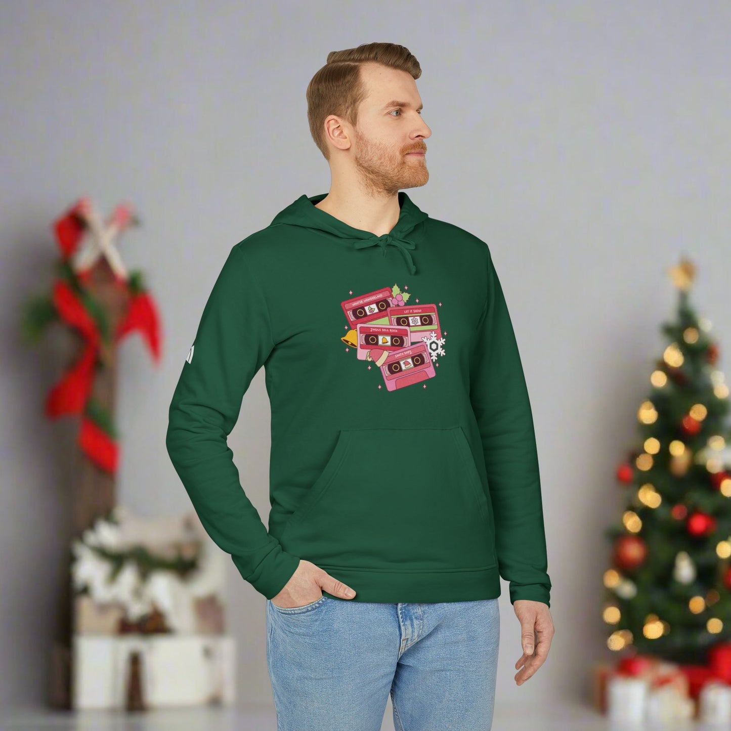 OMNI™ Christmas Carol Adidas Unisex Fleece Hoodie