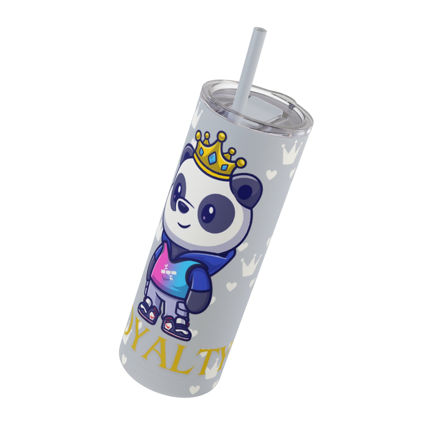 OMNI™ Royalty Panda Maars Maker Skinny Matte Tumbler (20oz)