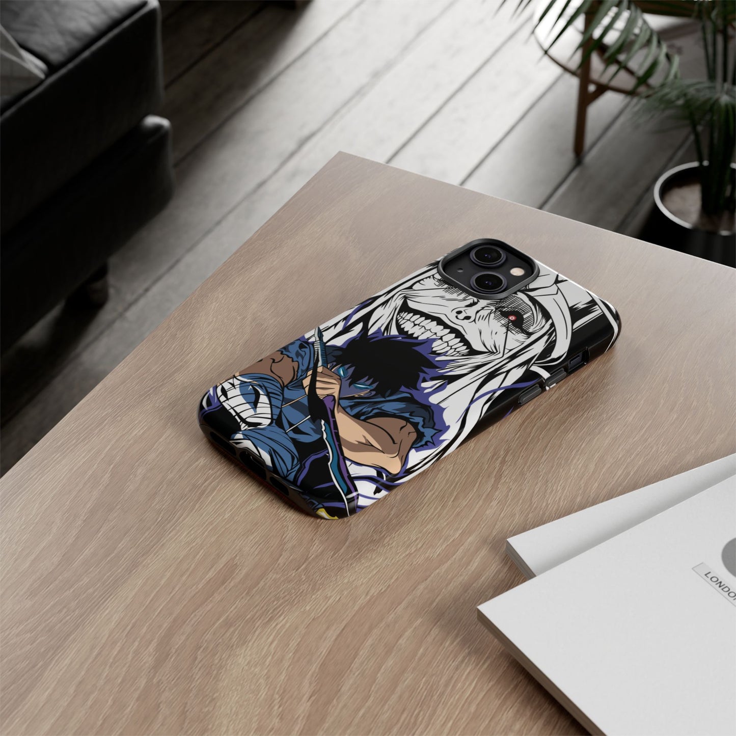 OMNI™ Solo Leveling Sung Jinwoo Vs Statue Of God II Double Layered Phone Case