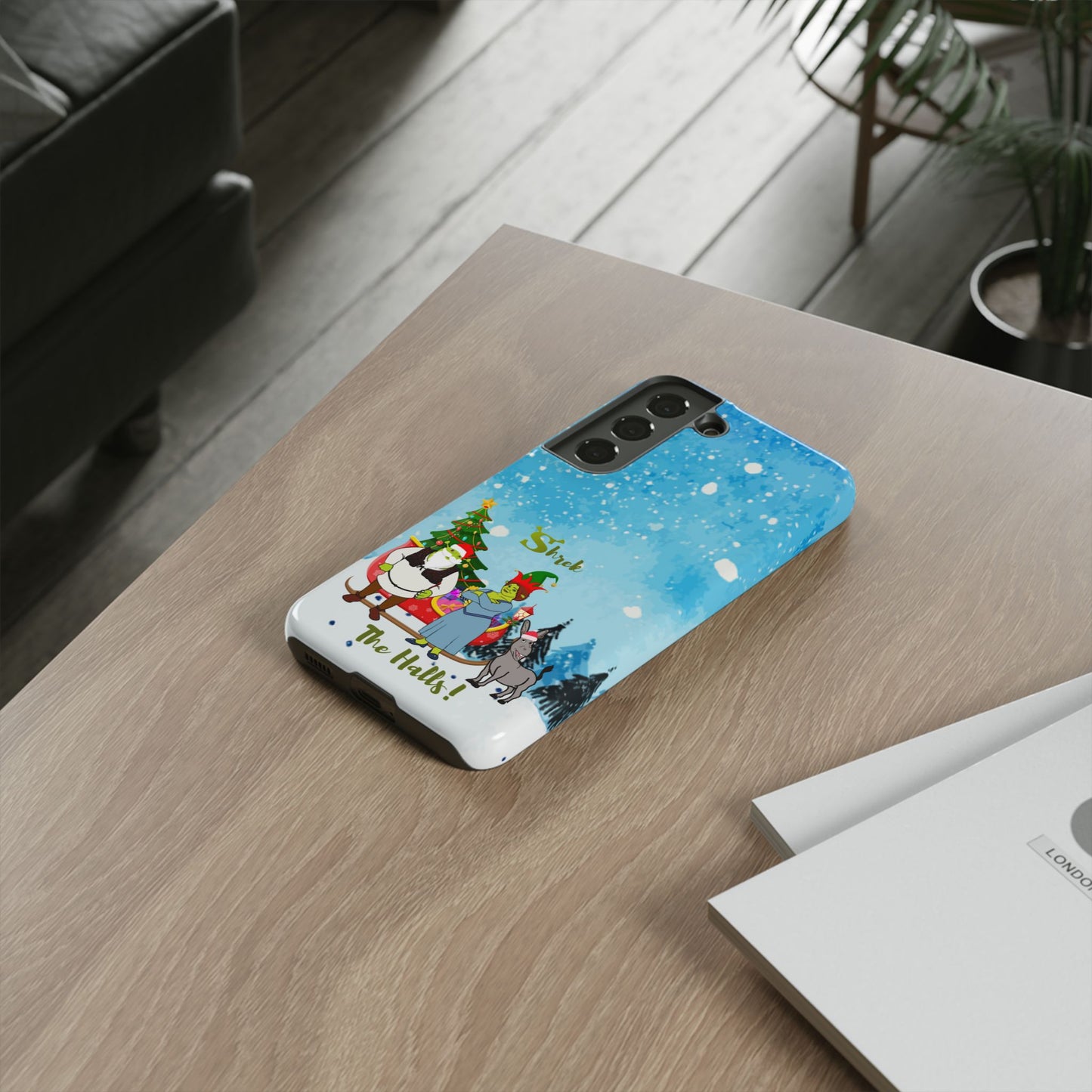 OMNI™ Shrek The Halls! (Shrek Trio: Shrek, Fiona and Donkey) Christmas Themed Phone Cases