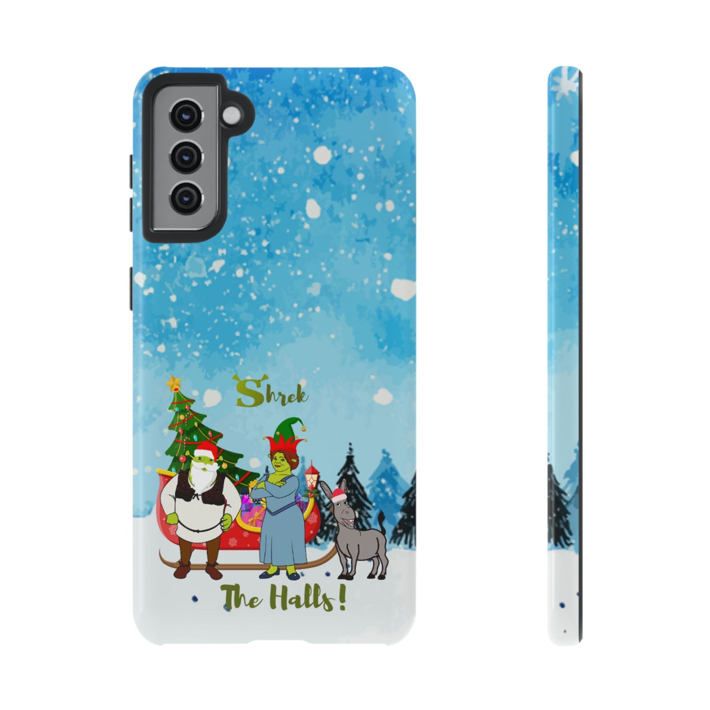 OMNI™ Shrek The Halls! (Shrek Trio: Shrek, Fiona and Donkey) Christmas Themed Phone Cases