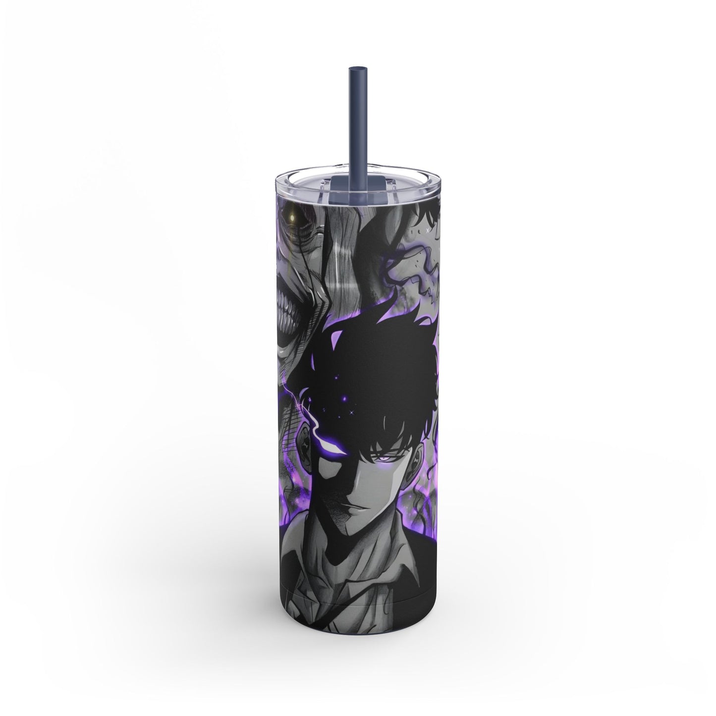 OMNI™ Solo Leveling Shadow Monarch Skinny Matte Tumbler