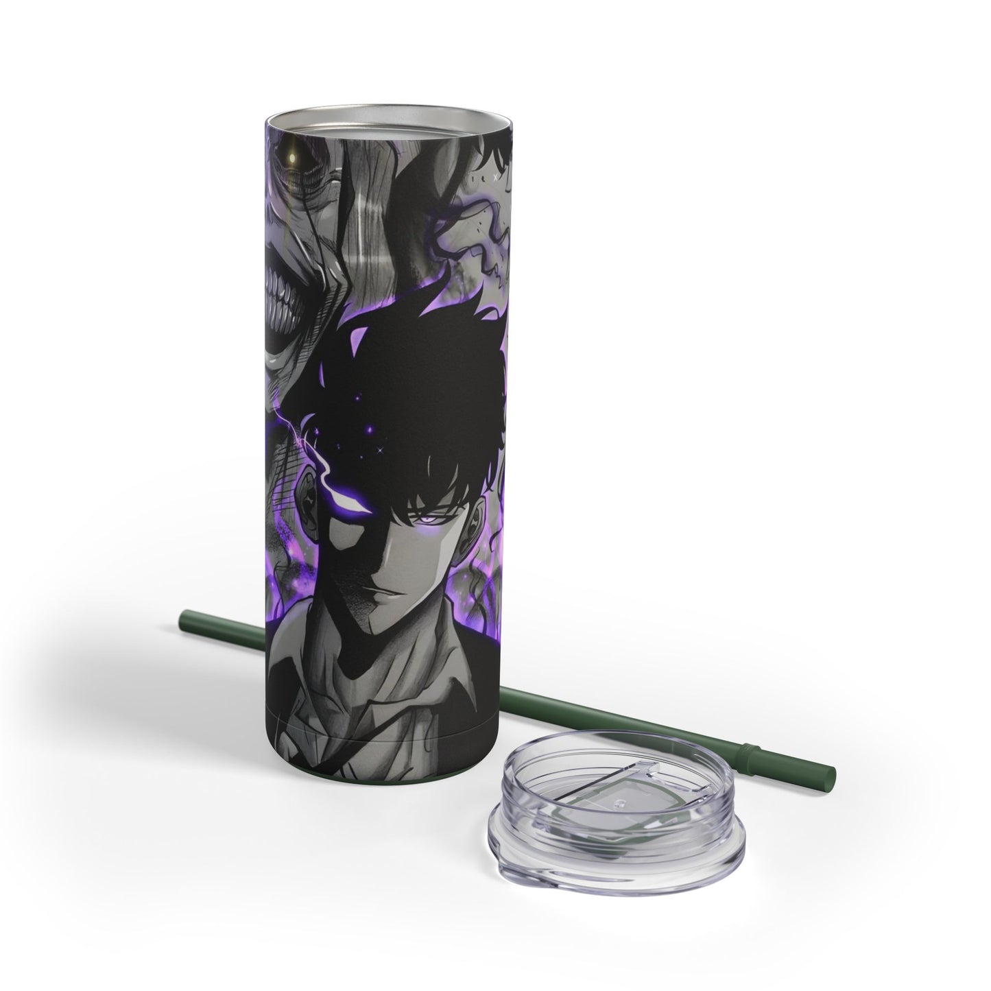 OMNI™ Solo Leveling Shadow Monarch Skinny Matte Tumbler