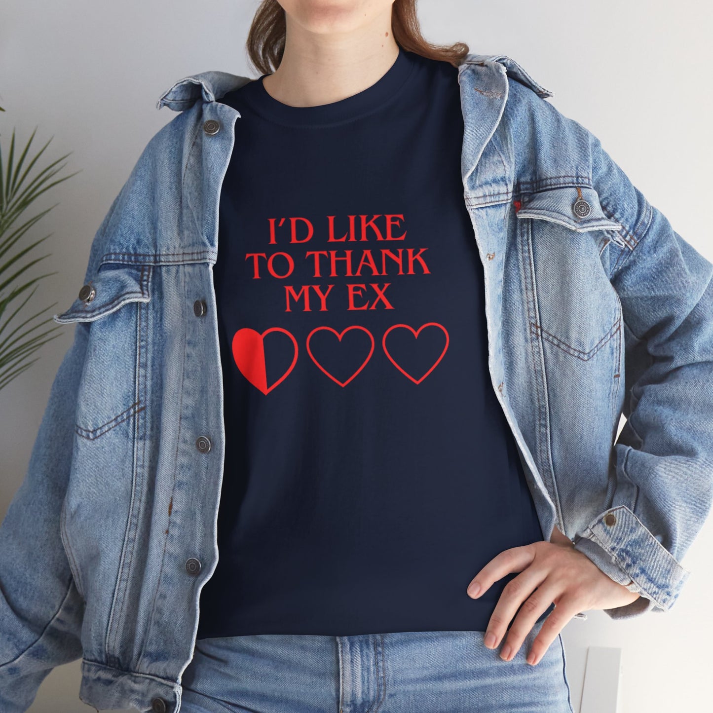 OMNI™ I'D Like To Thank My Ex Unisex Heavy Cotton T-Shirt