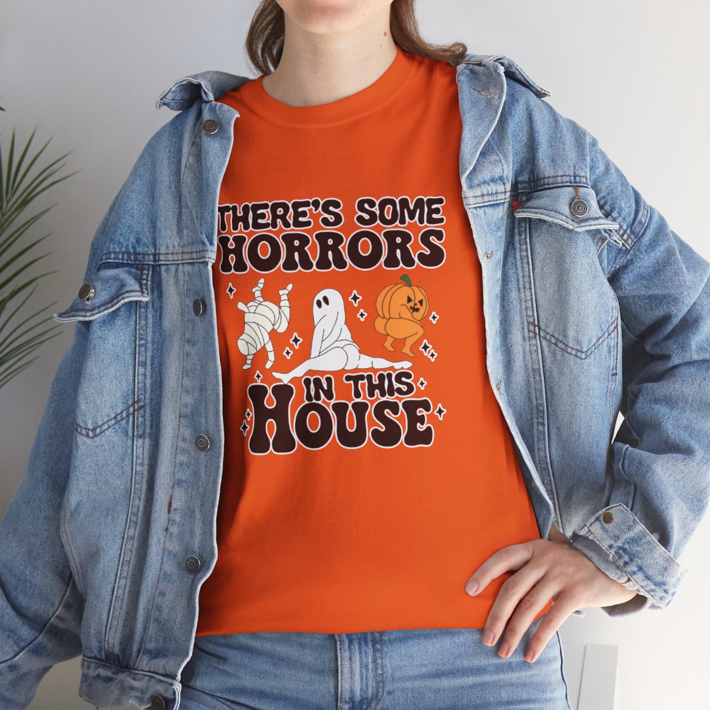 There's Some Horrors In This House Unisex Heavy Cotton Tee