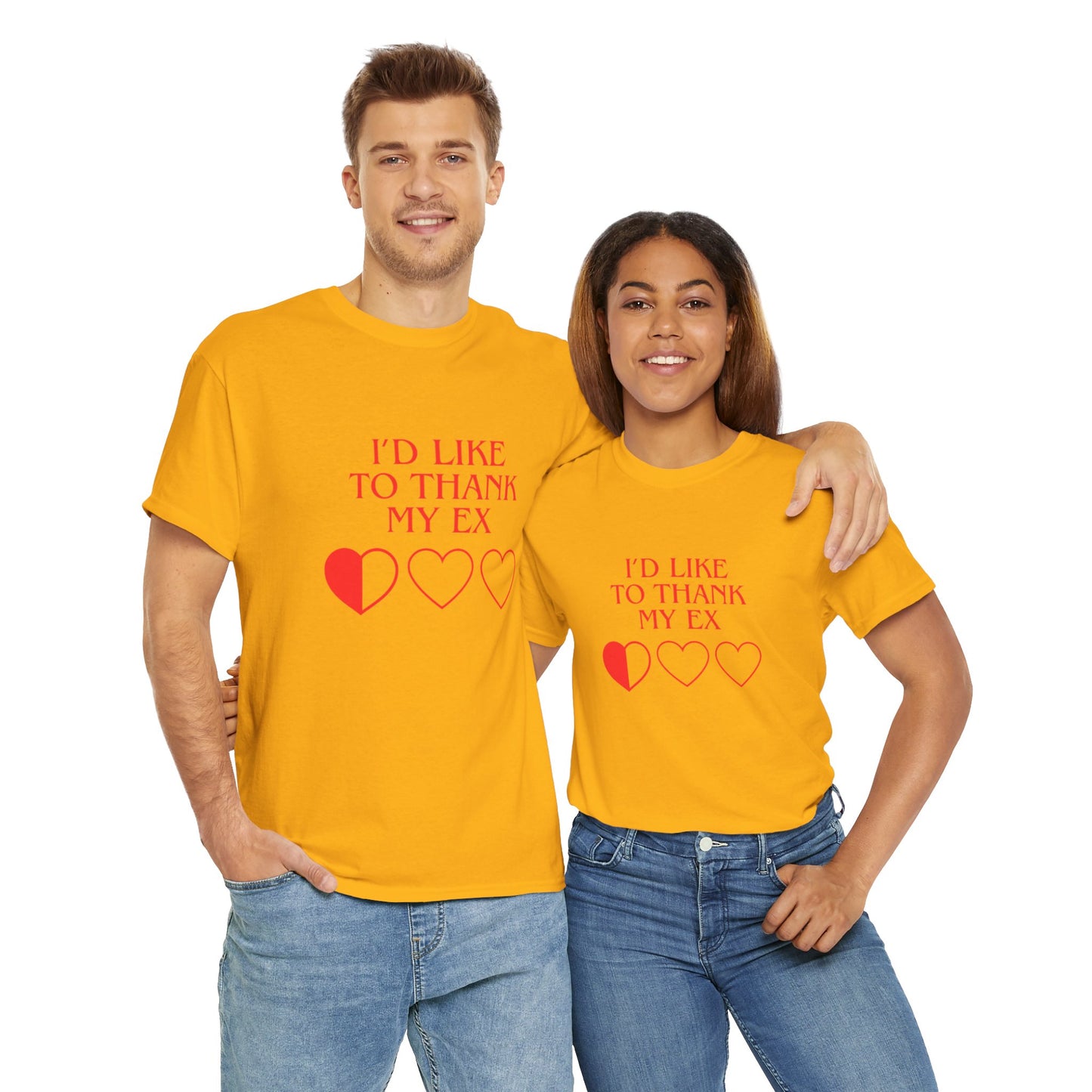 OMNI™ I'D Like To Thank My Ex Unisex Heavy Cotton T-Shirt
