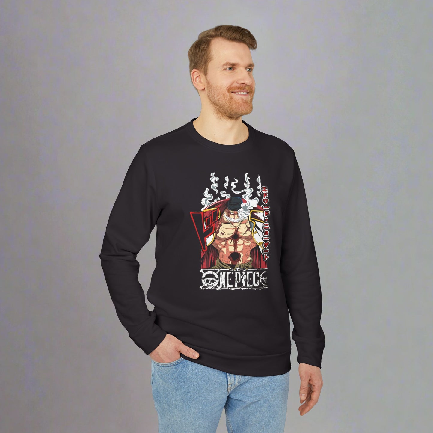 OMNI™ One Piece Edward "Whitebeard" Newgate Adidas Unisex Fleece Crewneck Sweatshirt
