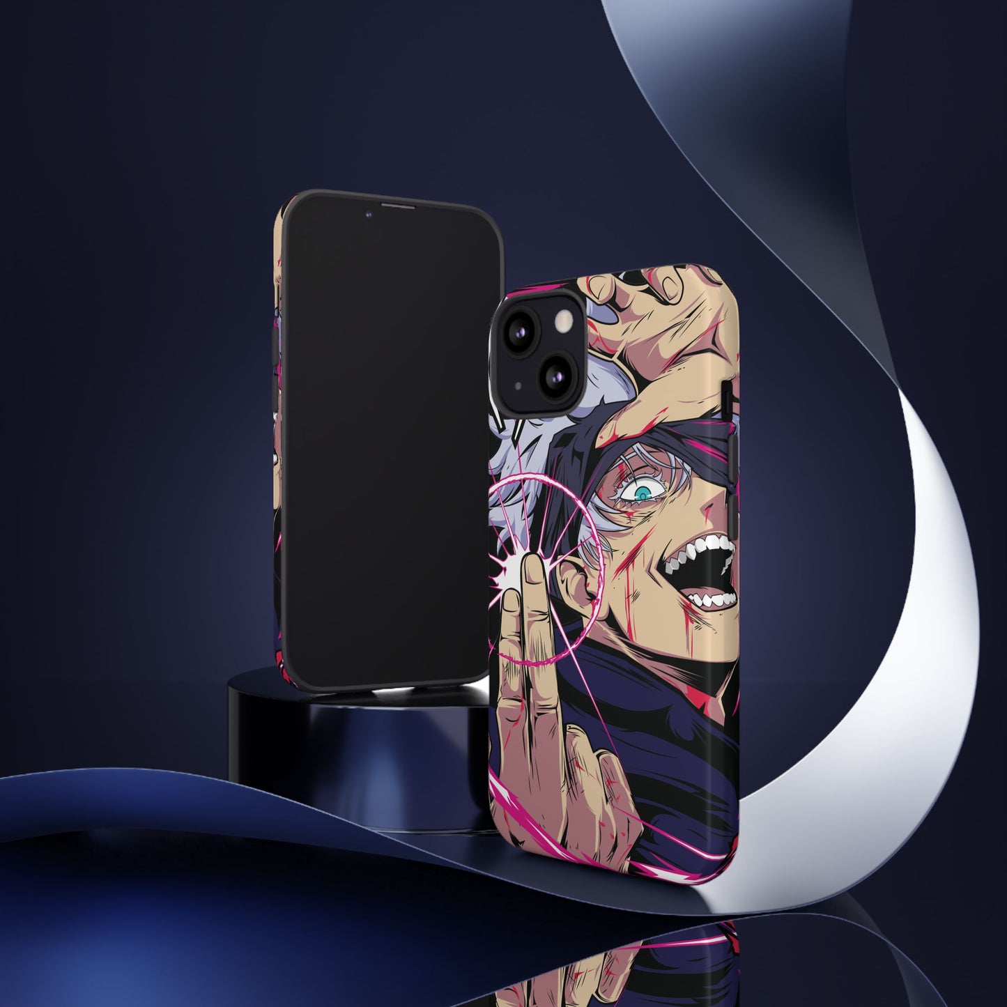 OMNI™ Jujutsu Kaisen Satoru Gojo Reversal Red Technique Double Layered Phone Case