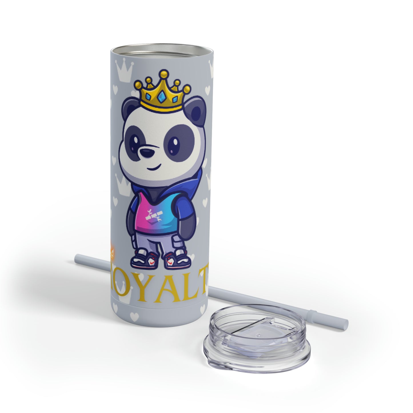 OMNI™ Royalty Panda Maars Maker Skinny Matte Tumbler (20oz)