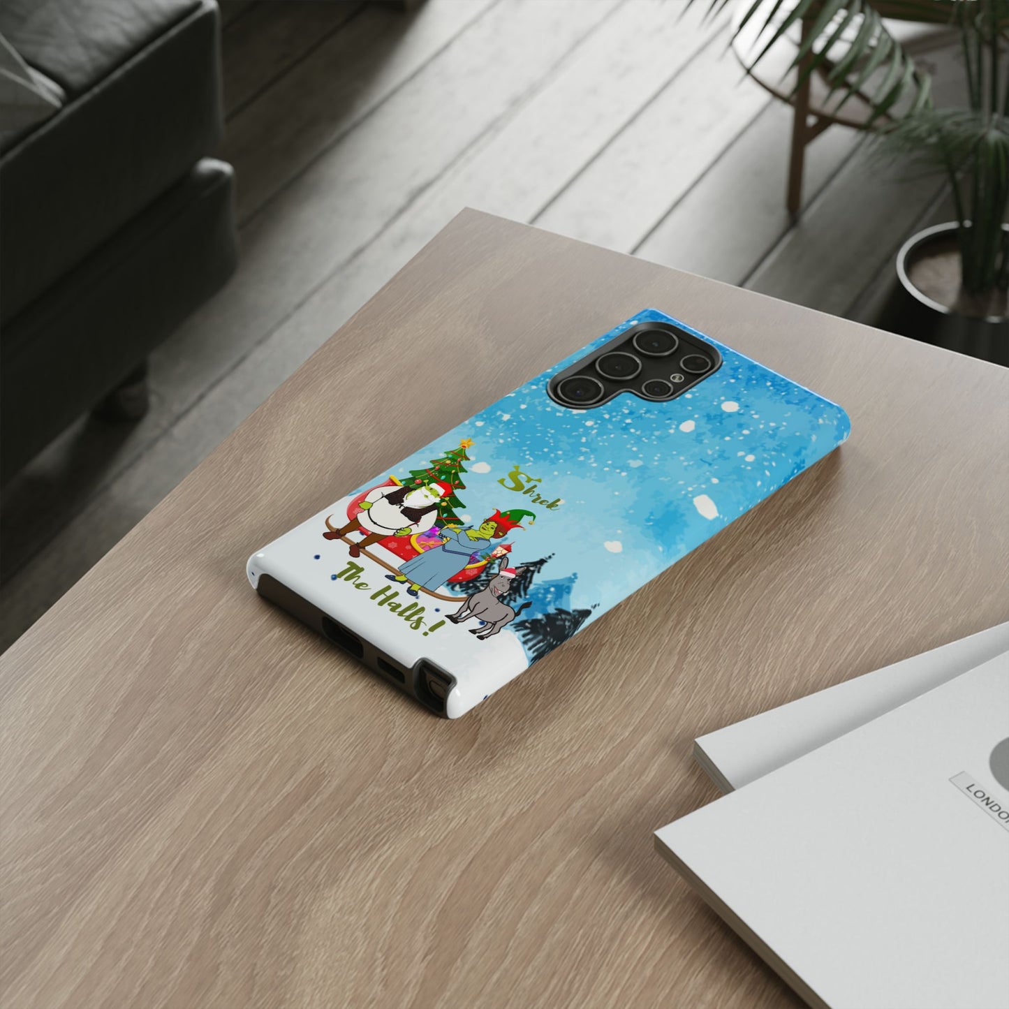 OMNI™ Shrek The Halls! (Shrek Trio: Shrek, Fiona and Donkey) Christmas Themed Phone Cases