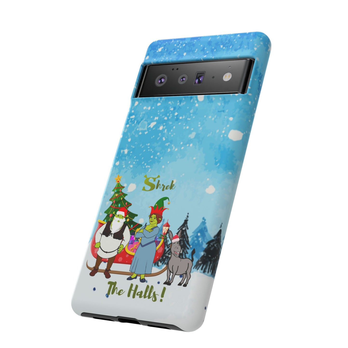 OMNI™ Shrek The Halls! (Shrek Trio: Shrek, Fiona and Donkey) Christmas Themed Phone Cases
