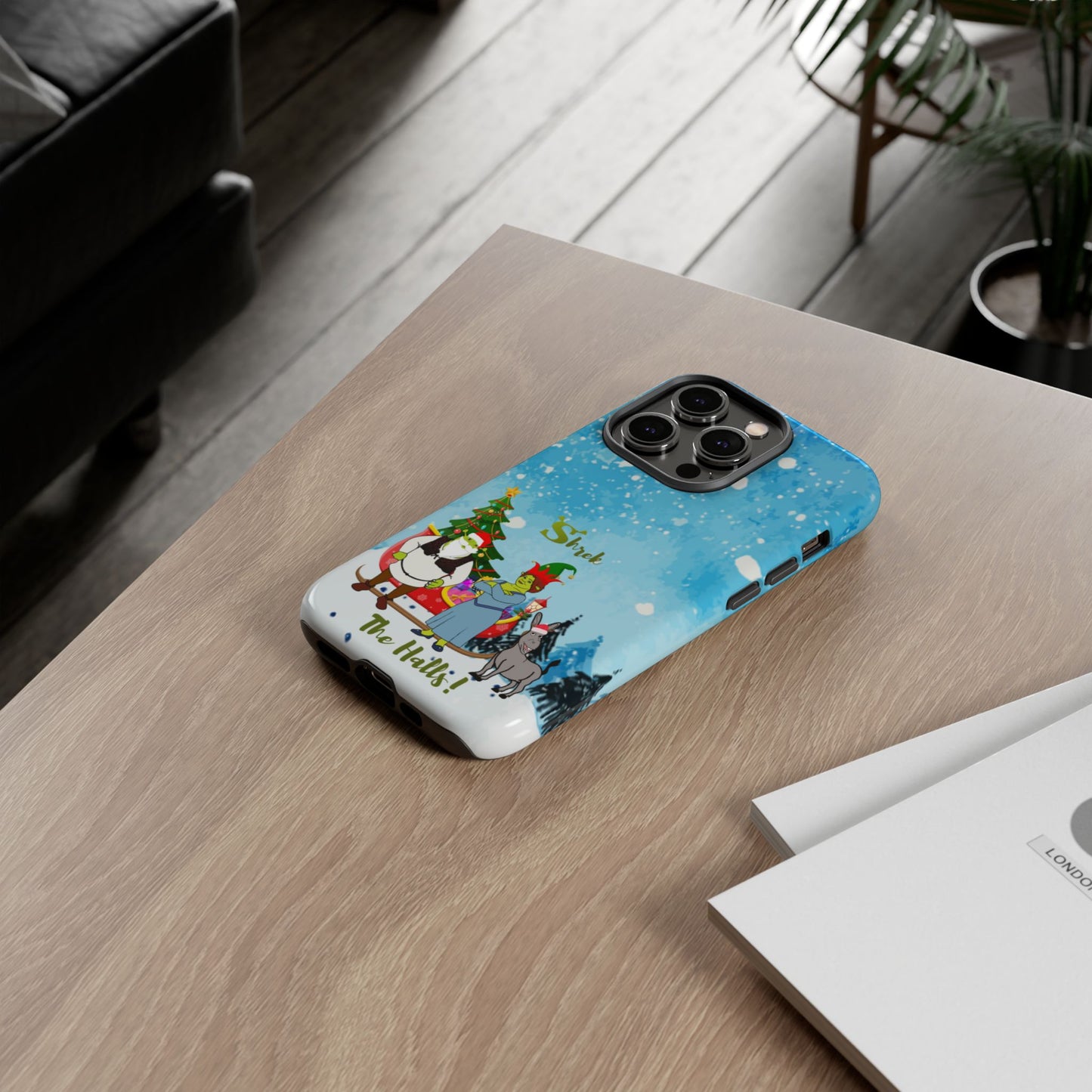OMNI™ Shrek The Halls! (Shrek Trio: Shrek, Fiona and Donkey) Christmas Themed Phone Cases