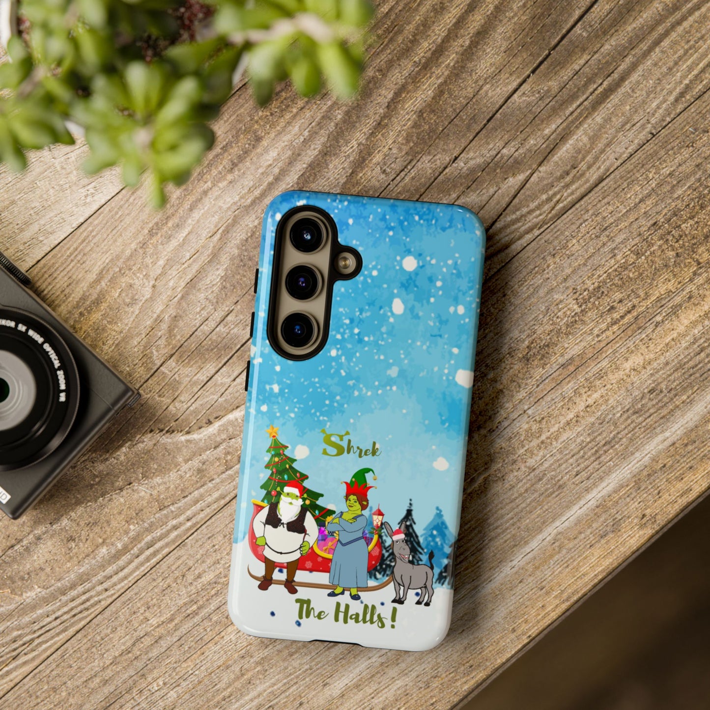 OMNI™ Shrek The Halls! (Shrek Trio: Shrek, Fiona and Donkey) Christmas Themed Phone Cases