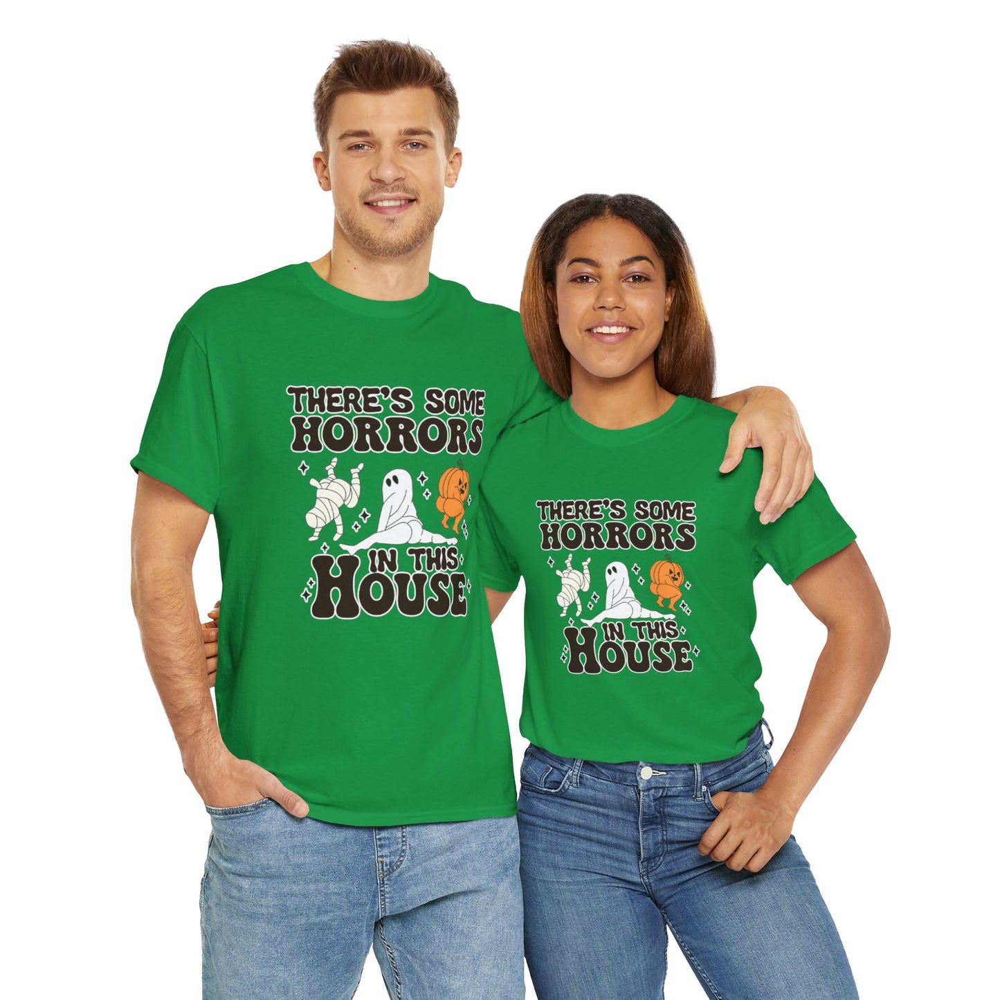 There's Some Horrors In This House Unisex Heavy Cotton Tee