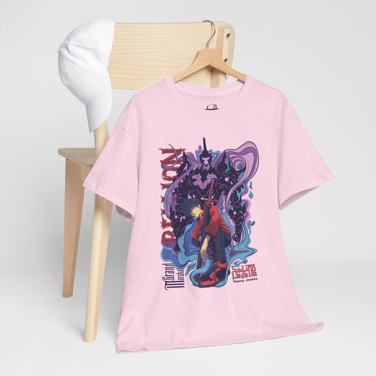 OMNI™ Solo Leveling Sung Drip-Woo Unisex Heavy Cotton T-Shirt