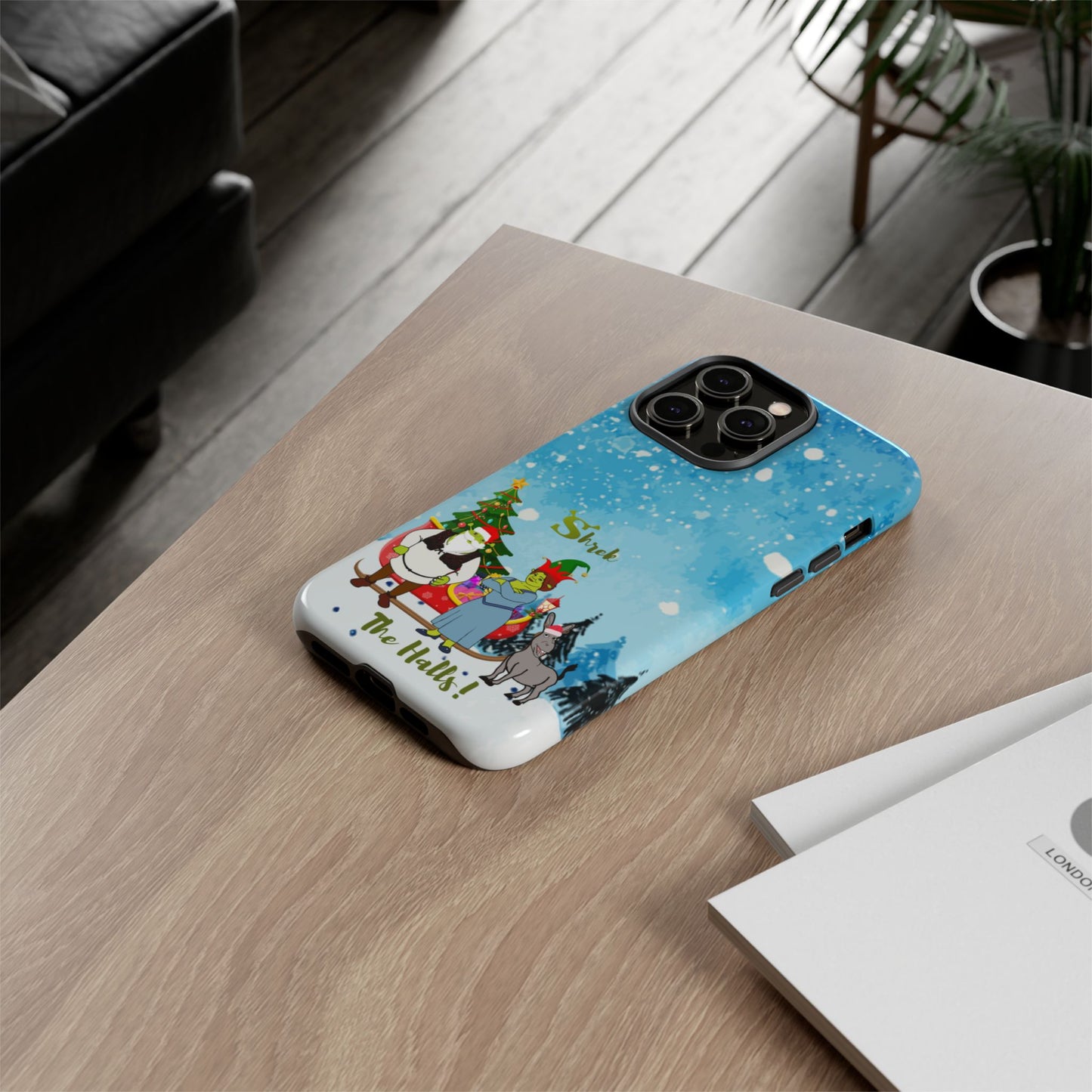 OMNI™ Shrek The Halls! (Shrek Trio: Shrek, Fiona and Donkey) Christmas Themed Phone Cases