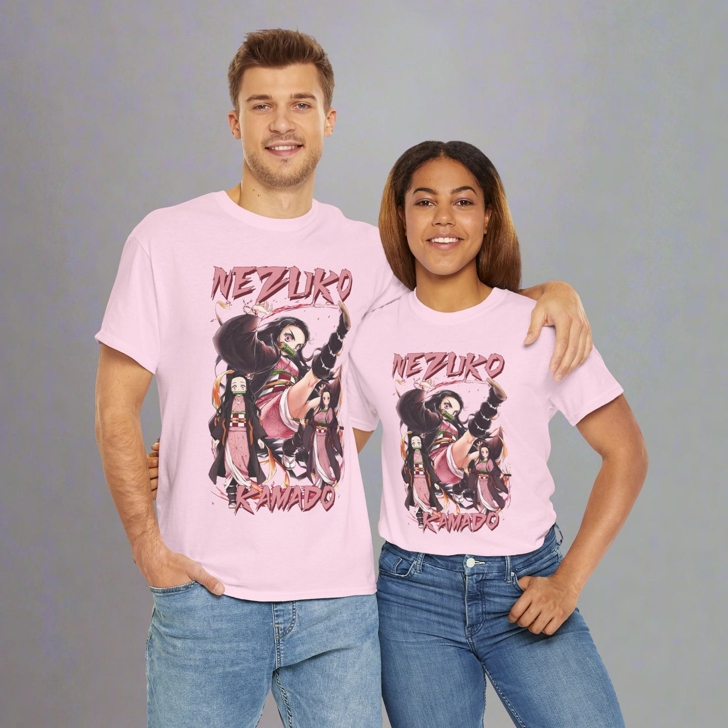 OMNI™ Demon Slayer Nezuko Kamado Unisex Heavy Cotton T-Shirt