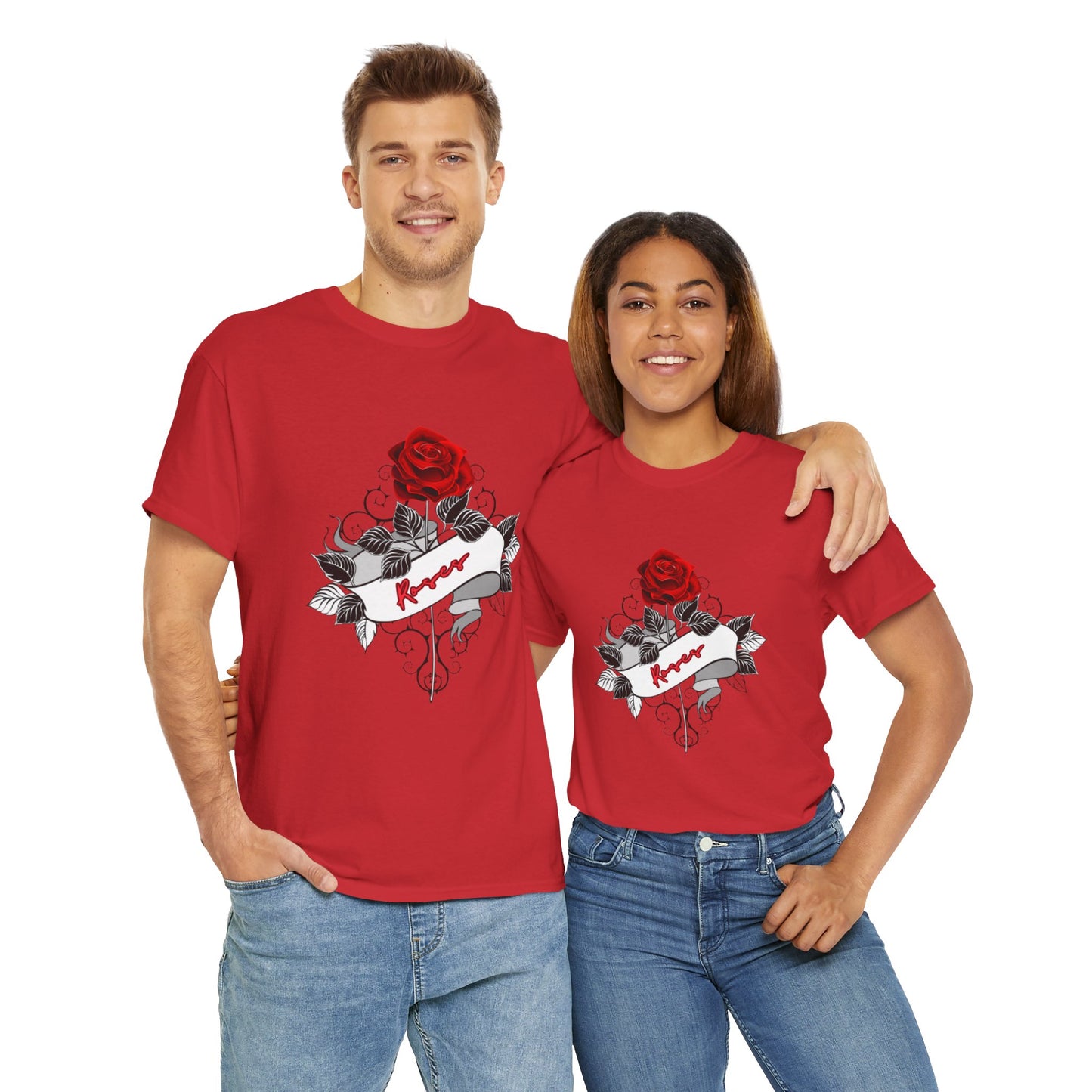 Roses Unisex Heavy Cotton T-Shirt
