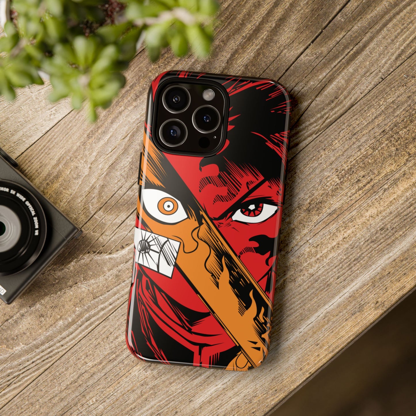 OMNI™ Demon Slayer Tanjiro Kamado Slayer Mark Double Layered Phone Case
