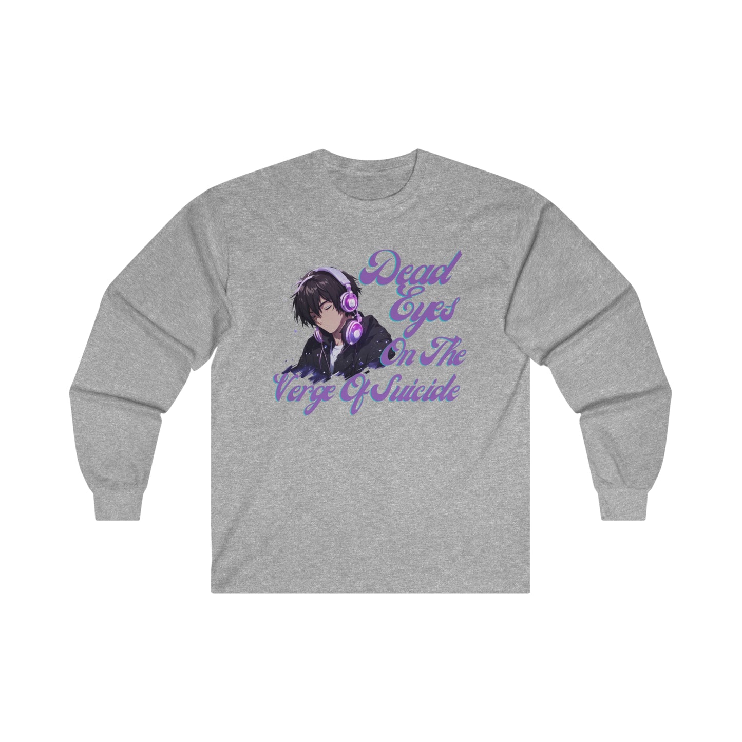 OMNI™ Dead Eyes On Te Verge Of Suicide Unisex Ultra Cotton Long Sleeve T-Shirt