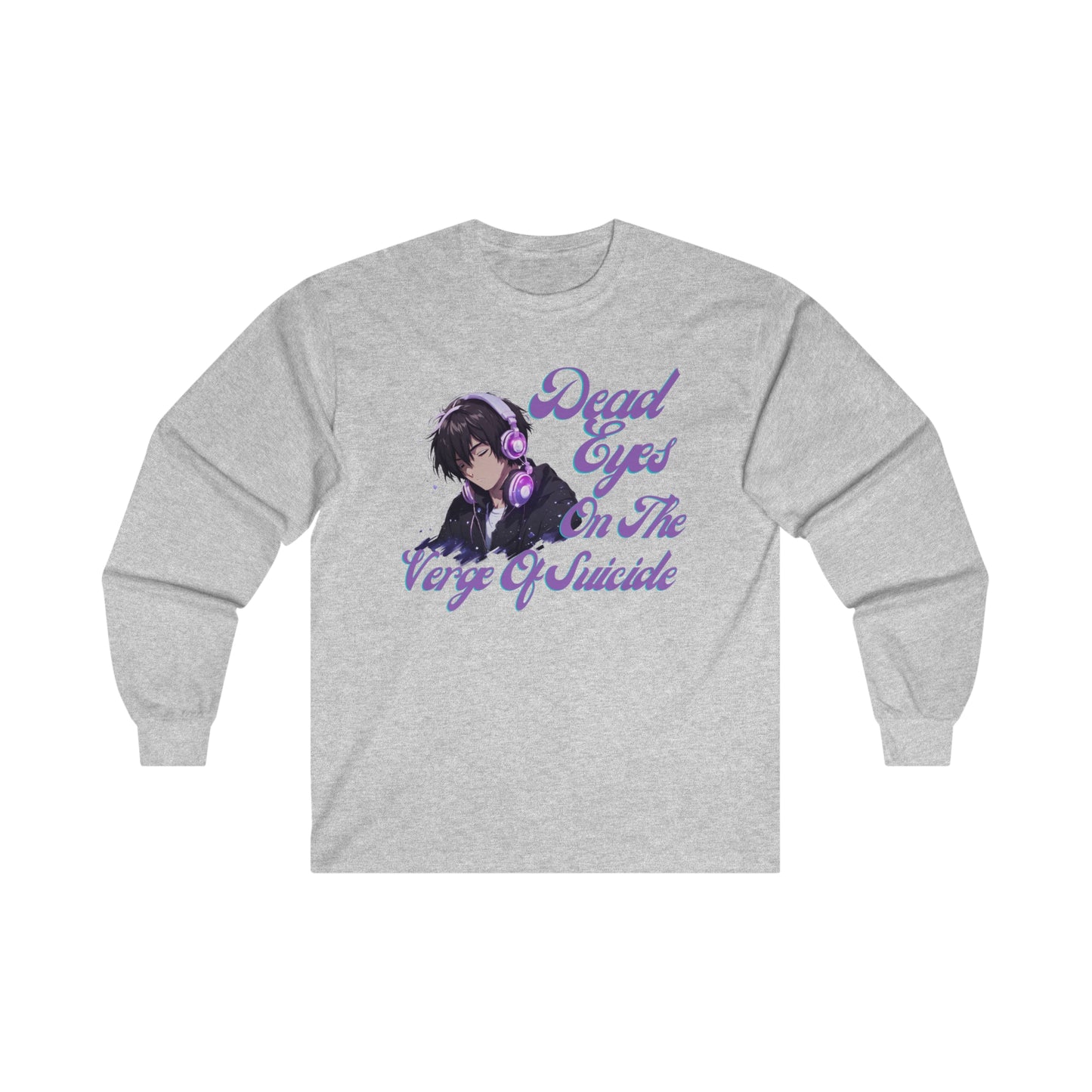 OMNI™ Dead Eyes On Te Verge Of Suicide Unisex Ultra Cotton Long Sleeve T-Shirt