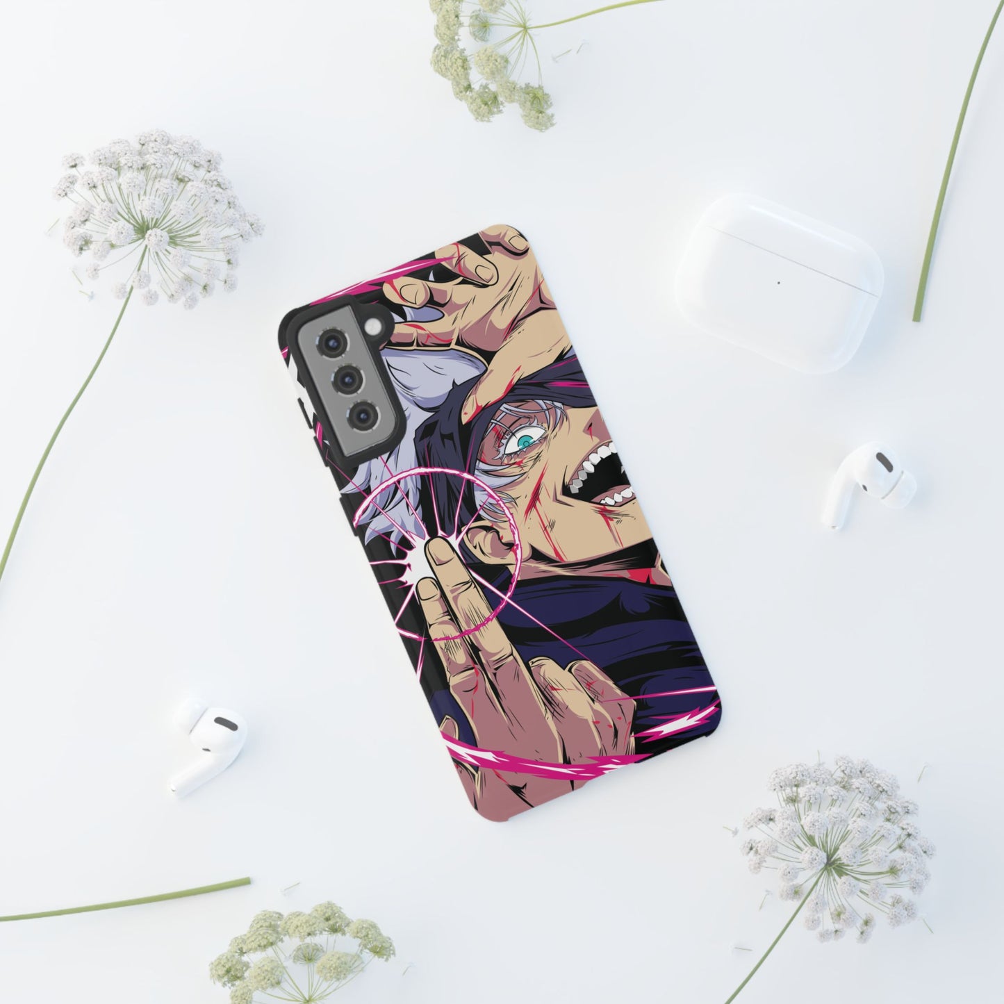 OMNI™ Jujutsu Kaisen Satoru Gojo Reversal Red Technique Double Layered Phone Case