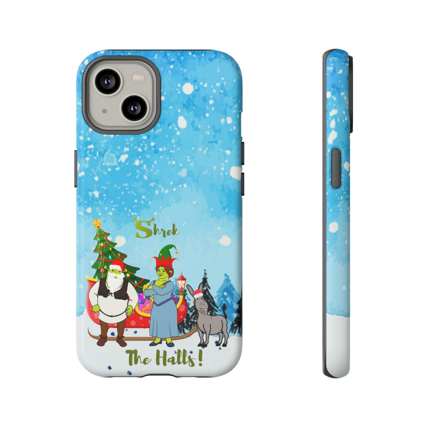 OMNI™ Shrek The Halls! (Shrek Trio: Shrek, Fiona and Donkey) Christmas Themed Phone Cases