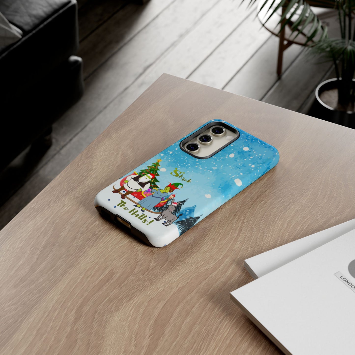 OMNI™ Shrek The Halls! (Shrek Trio: Shrek, Fiona and Donkey) Christmas Themed Phone Cases