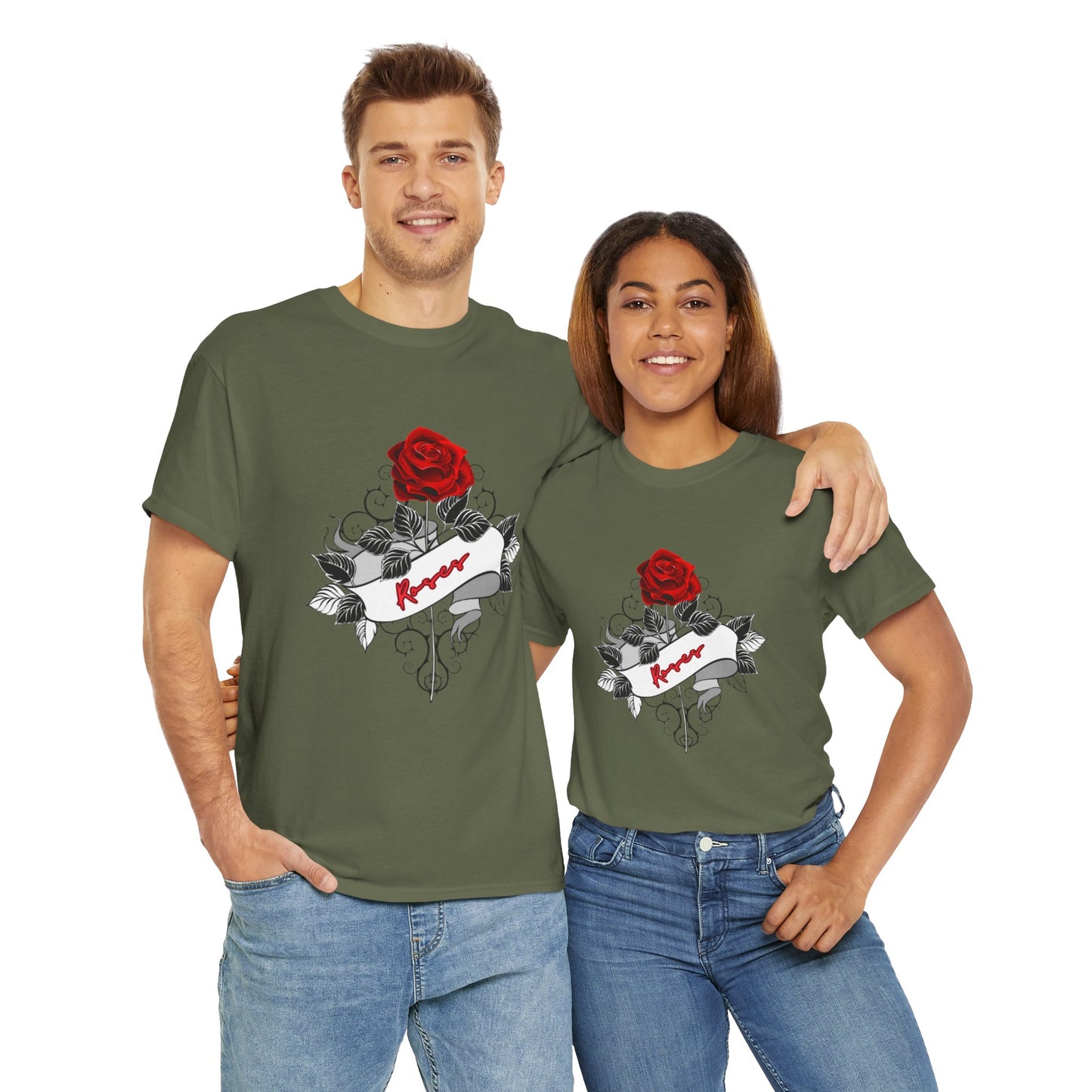 Roses Unisex Heavy Cotton T-Shirt
