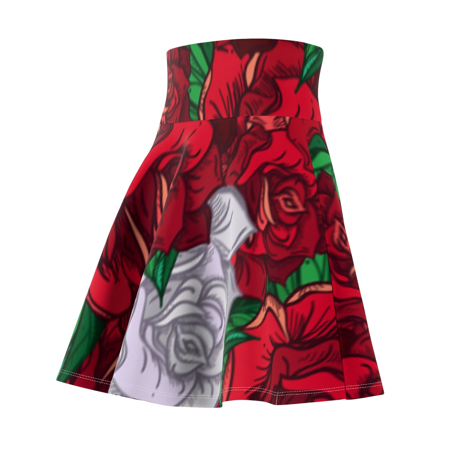 OMNI™ Roses Women's Skater Skirt (AOP)