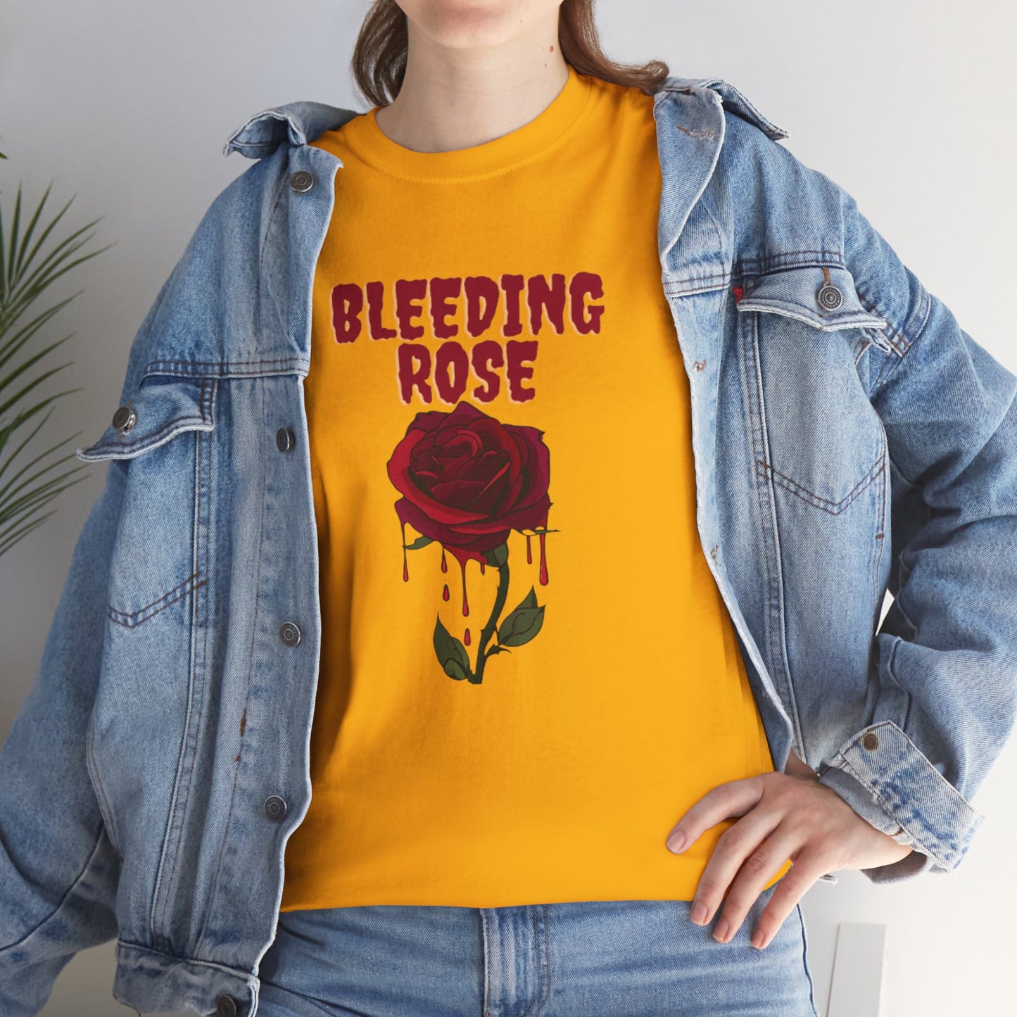 OMNI™ Bleeding Rose Unisex Heavy Cotton T-Shirt