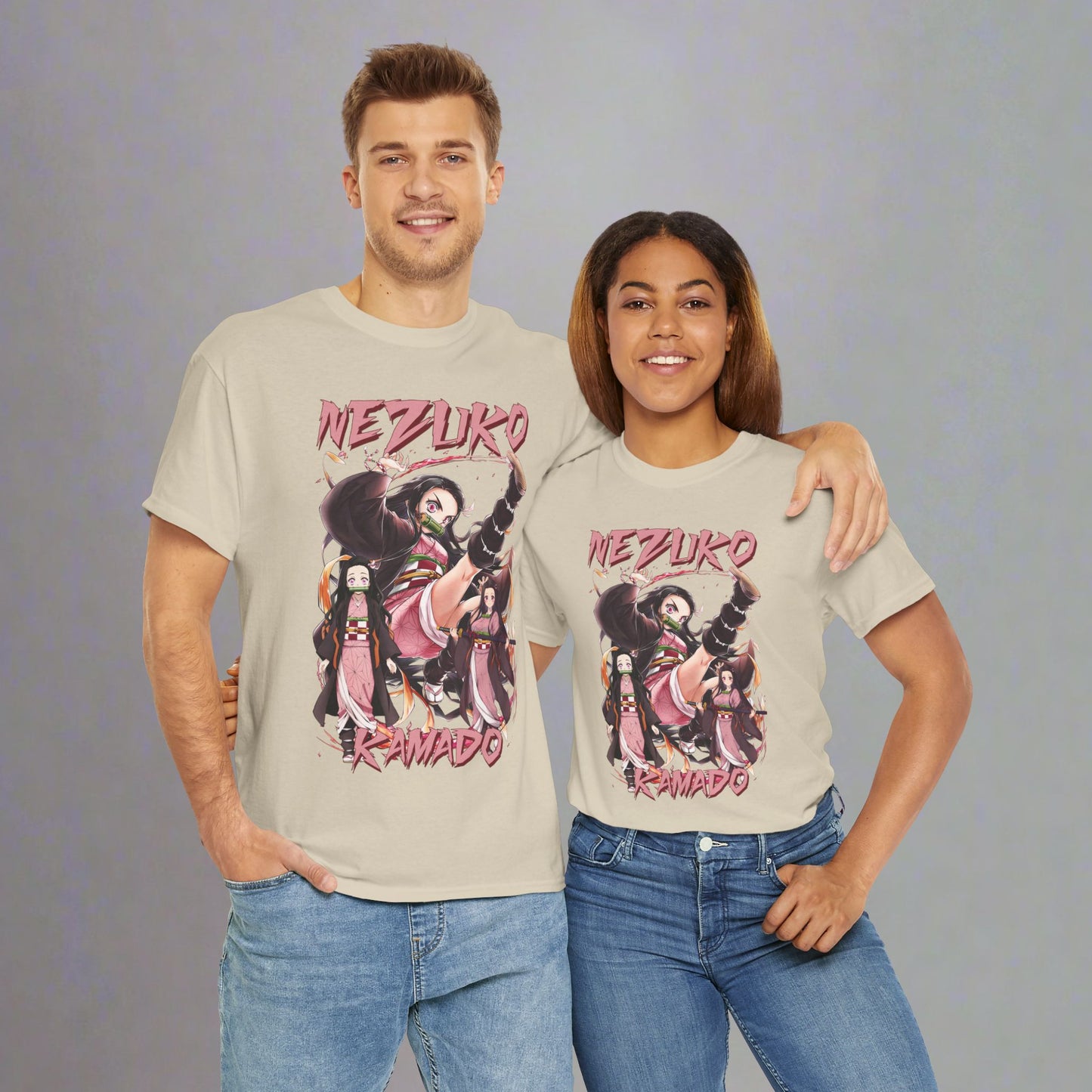 OMNI™ Demon Slayer Nezuko Kamado Unisex Heavy Cotton T-Shirt