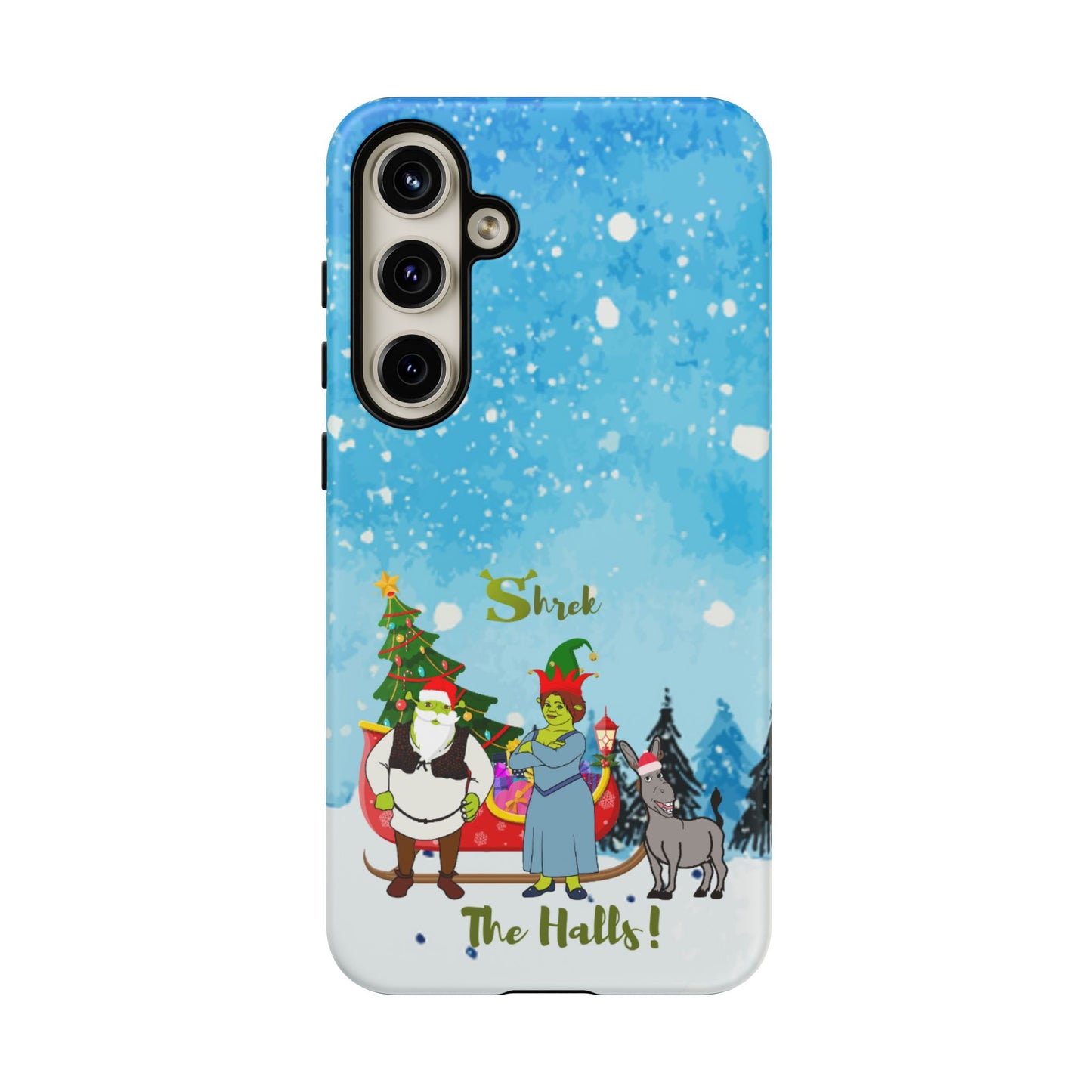 OMNI™ Shrek The Halls! (Shrek Trio: Shrek, Fiona and Donkey) Christmas Themed Phone Cases
